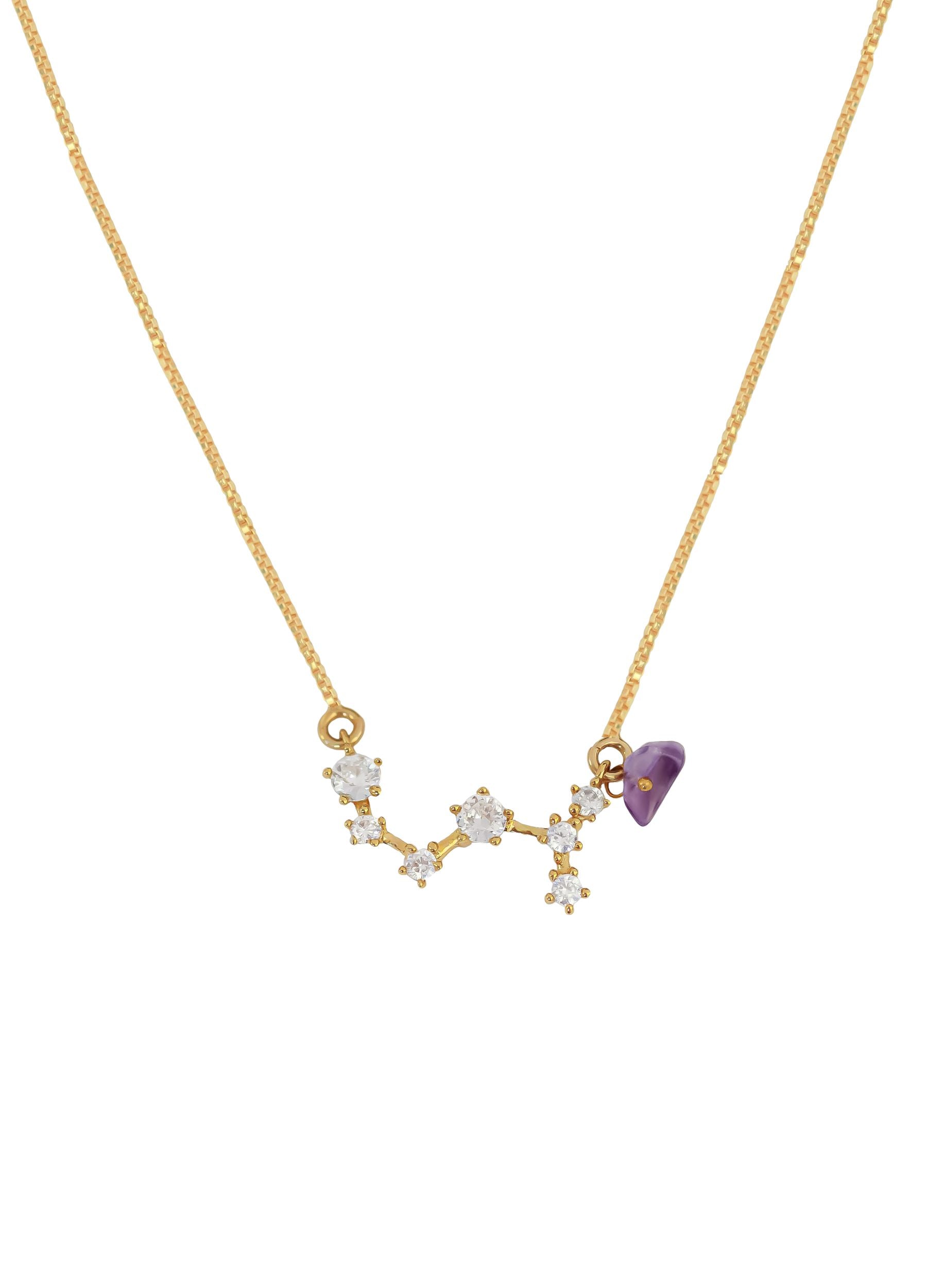 constellation sagittarius zodiac necklace Bombay Sunset