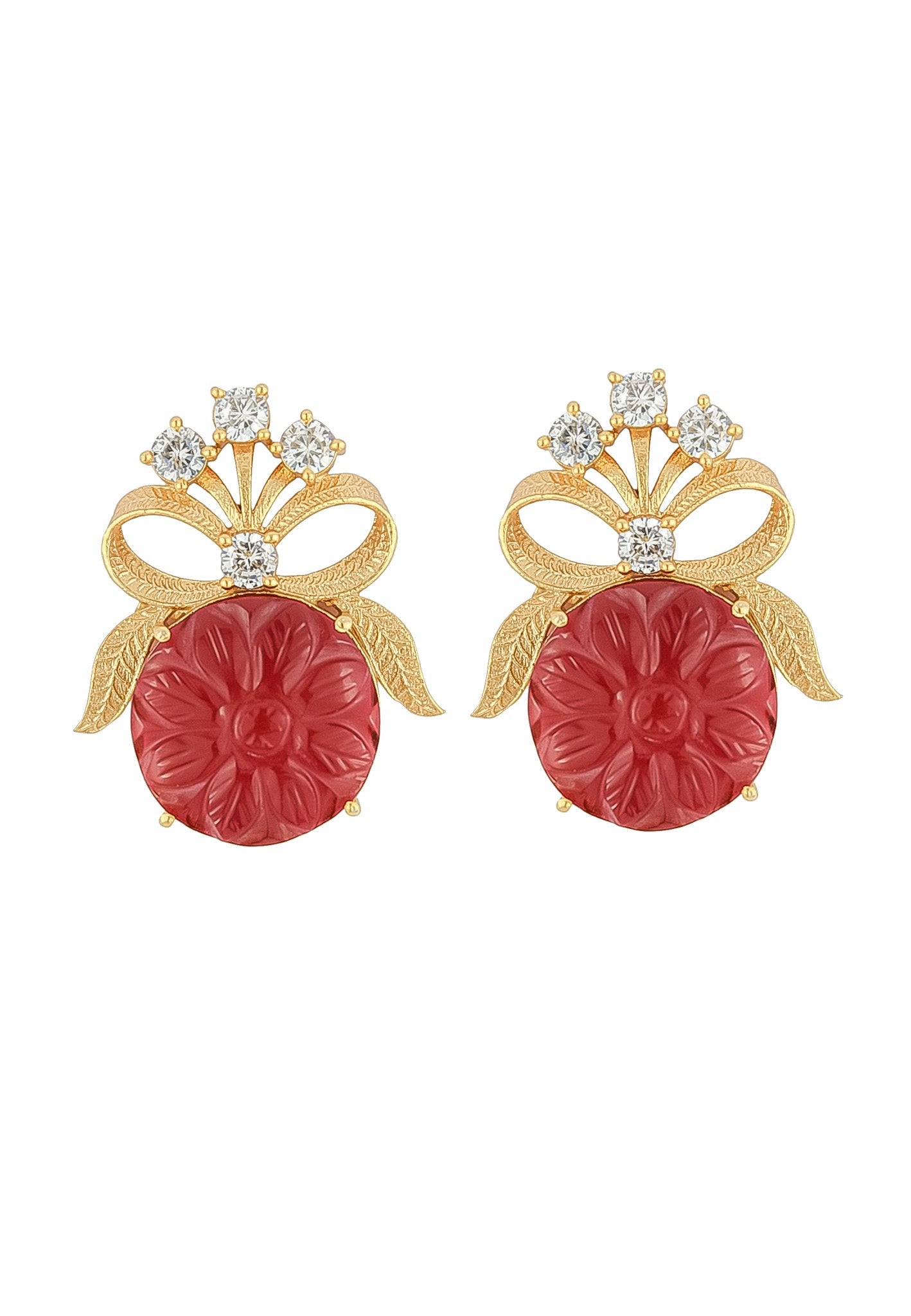 la reve earrings Bombay Sunset