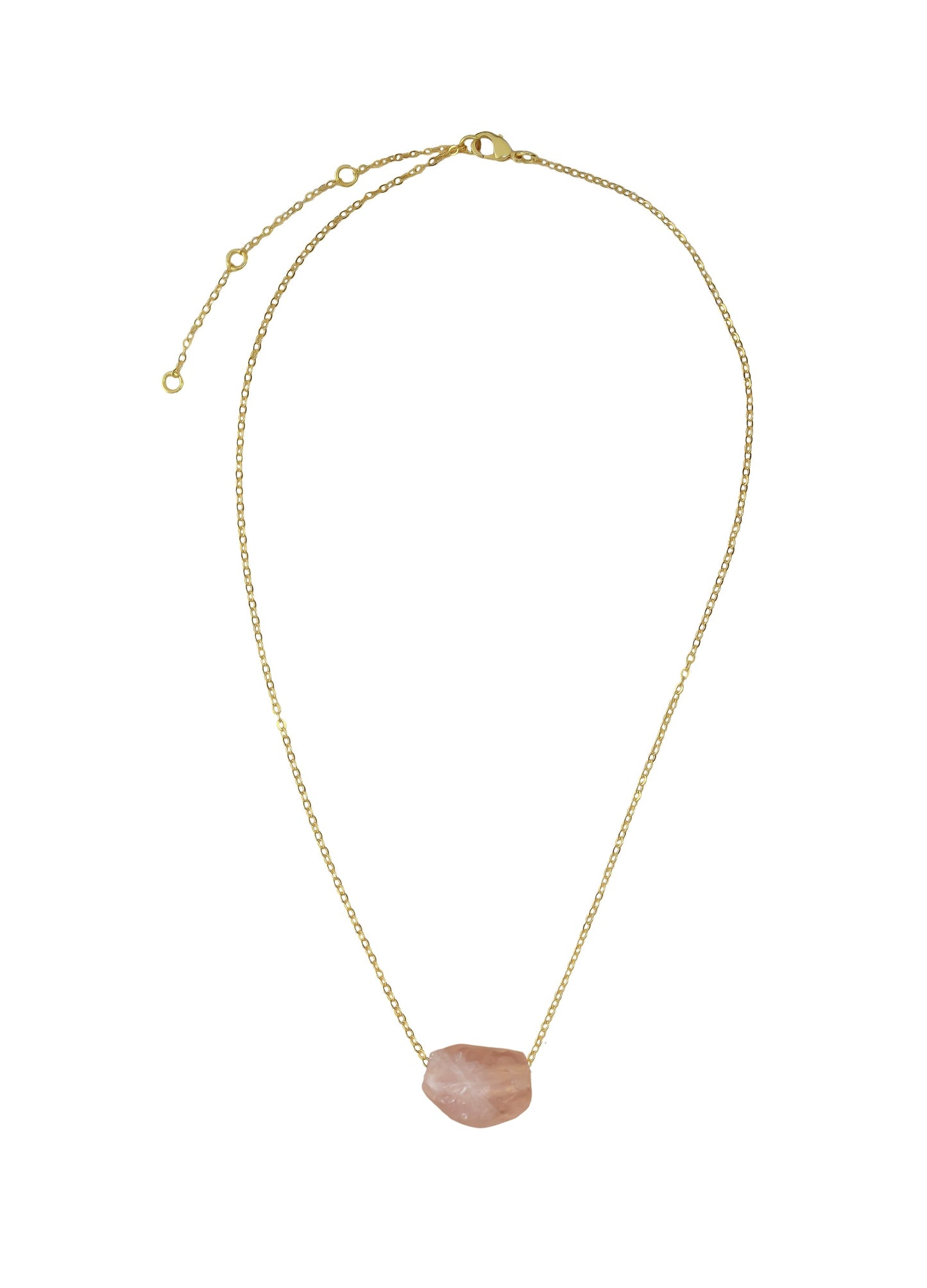 cosmic raw stone necklace Bombay Sunset