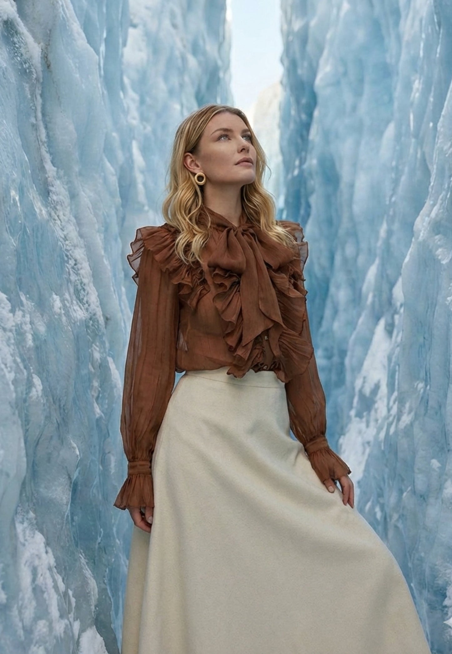 Catalina Mocha Blouse