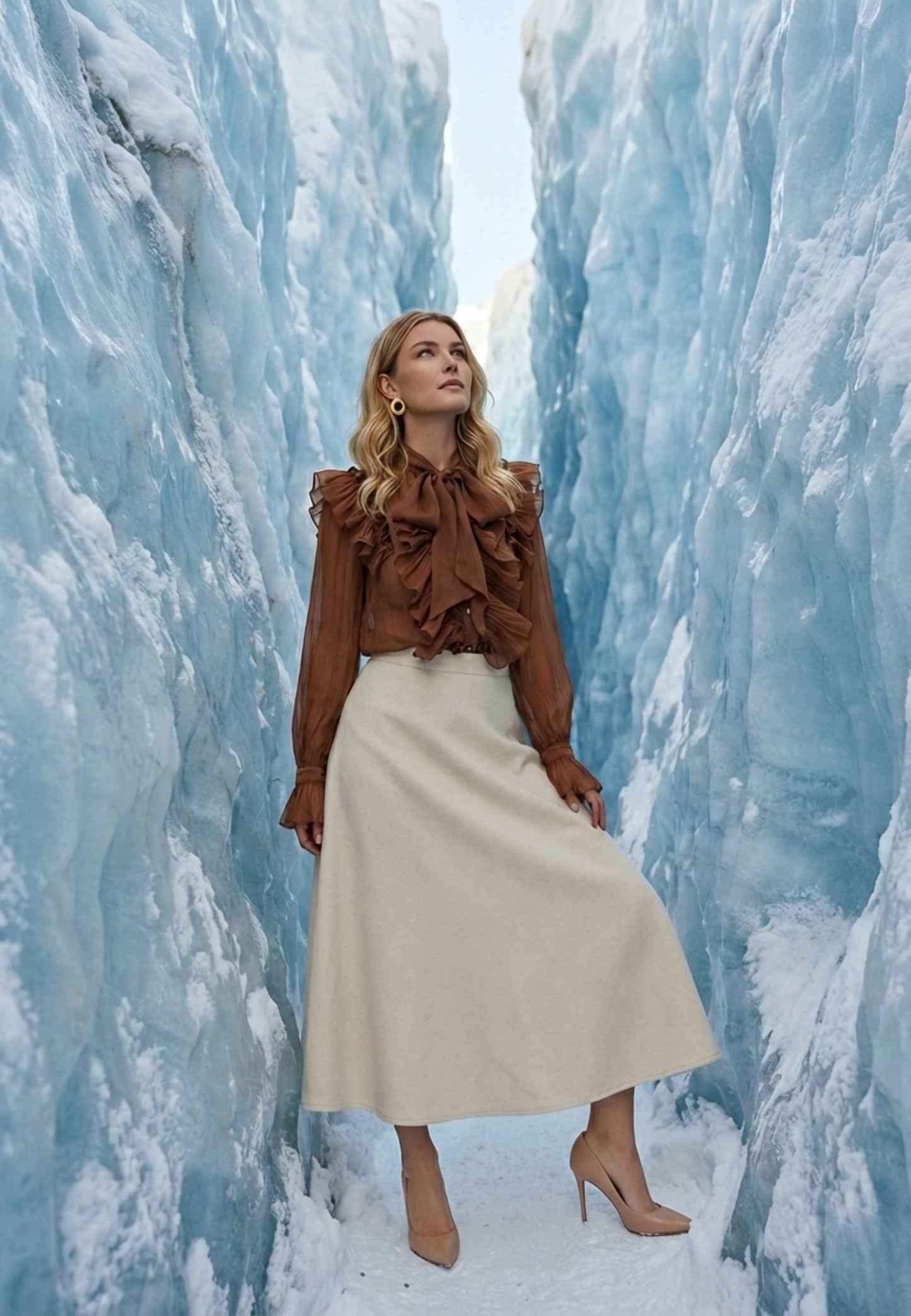 Catalina Mocha Blouse