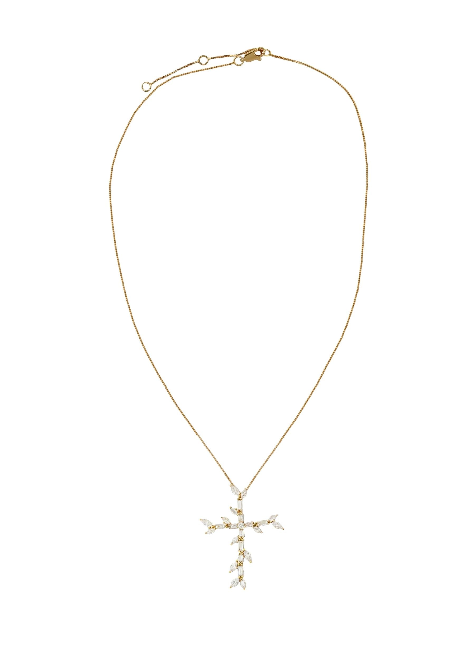 hope cross pendant necklace Bombay Sunset