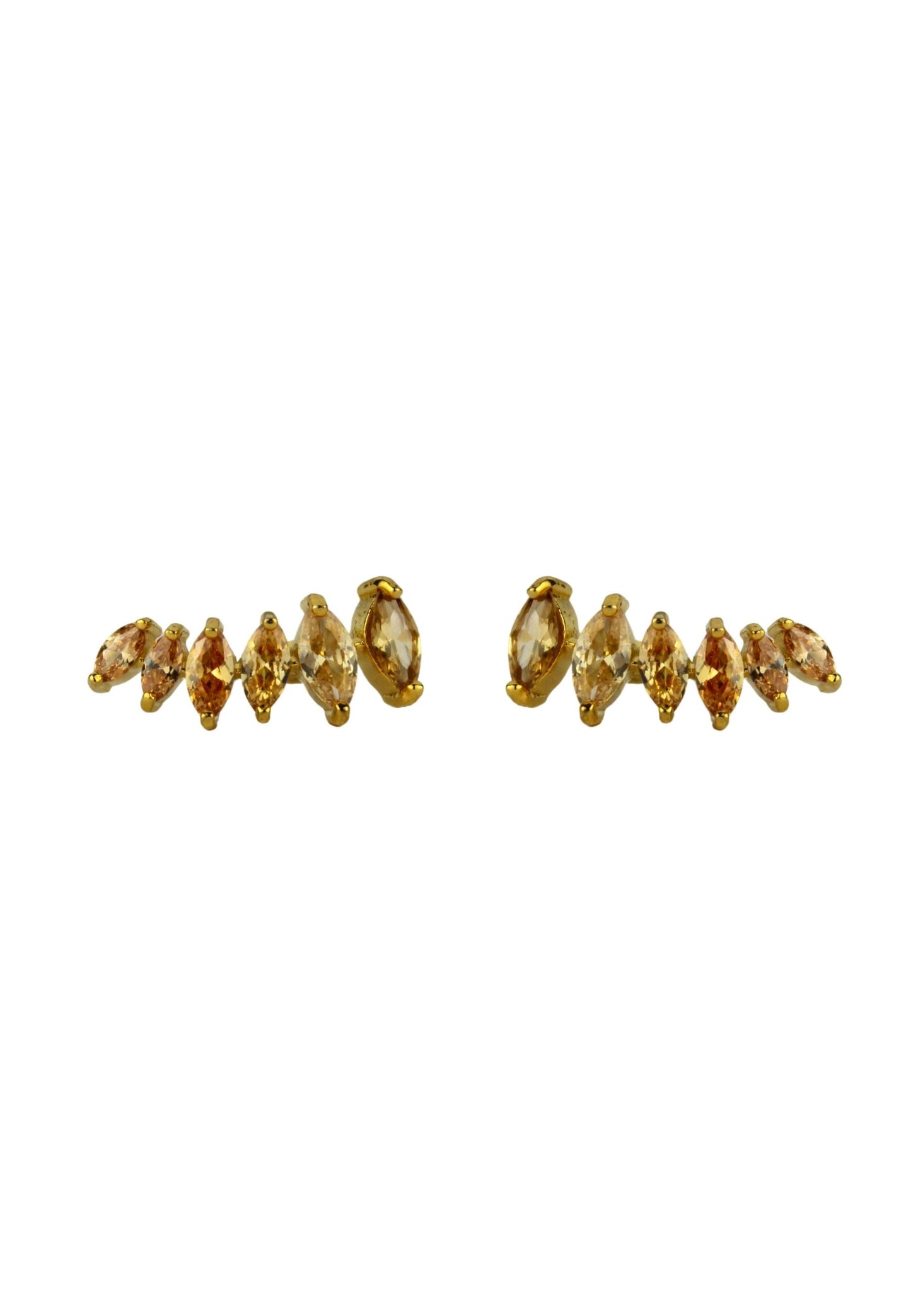 stepping stone earrings Bombay Sunset