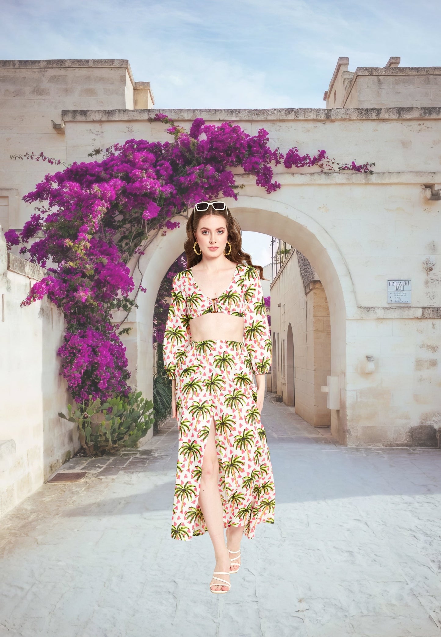 Gonna lussureggiante della savana