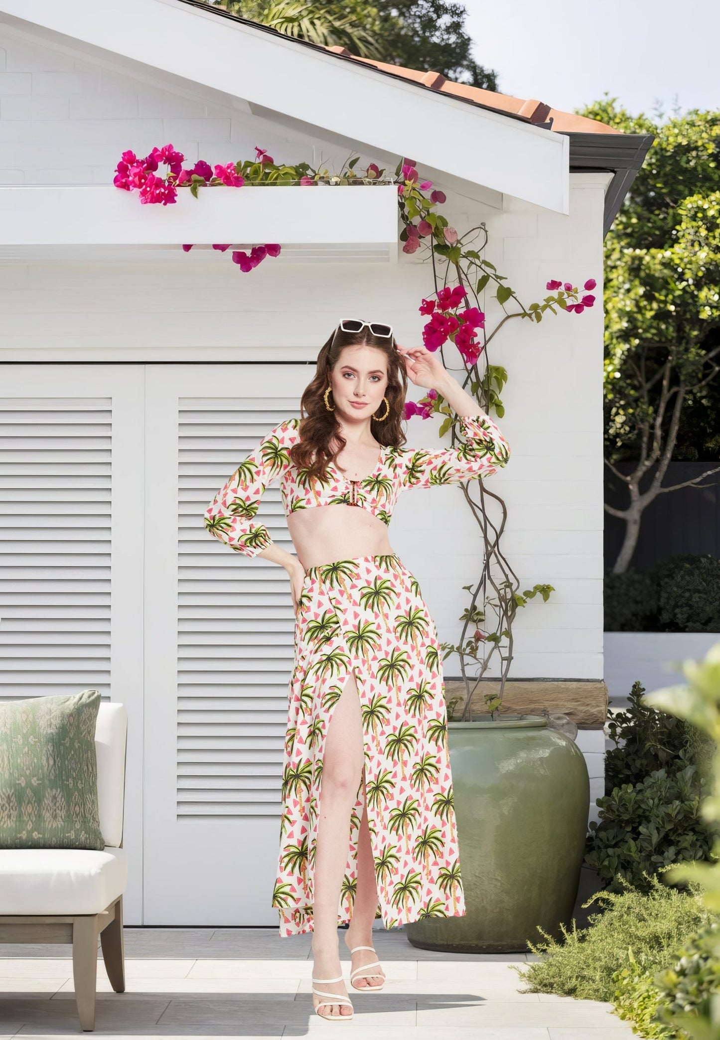 Gonna lussureggiante della savana