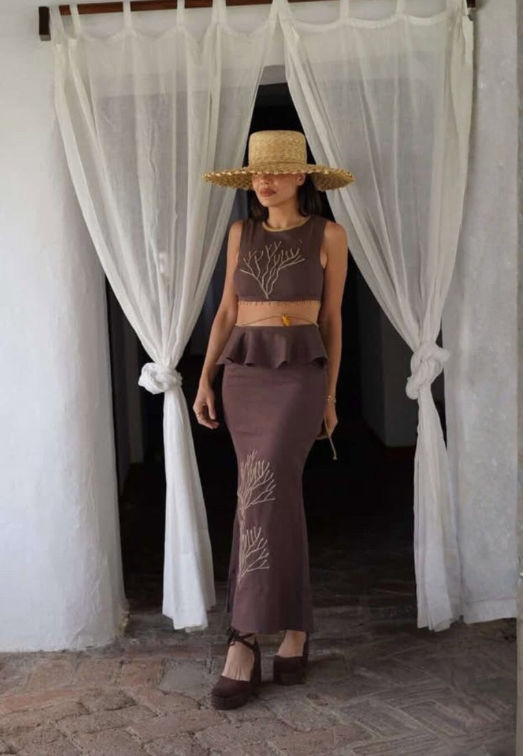 Riviera Mocha Top