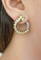 viper earrings Bombay Sunset
