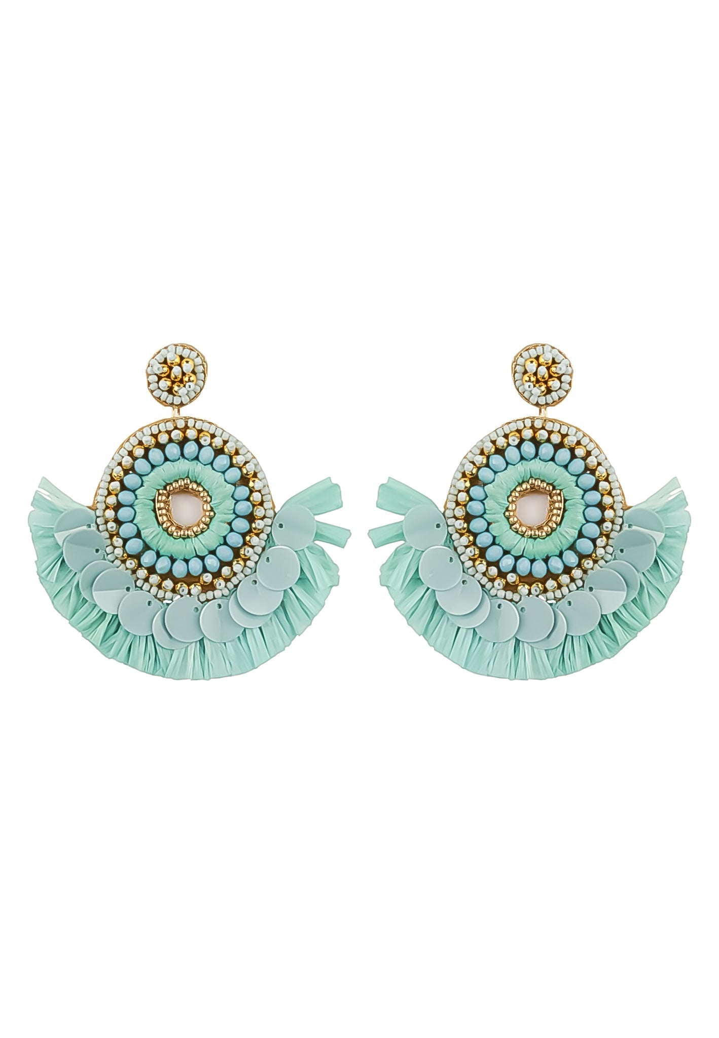 habanera turquoise earrings Bombay Sunset