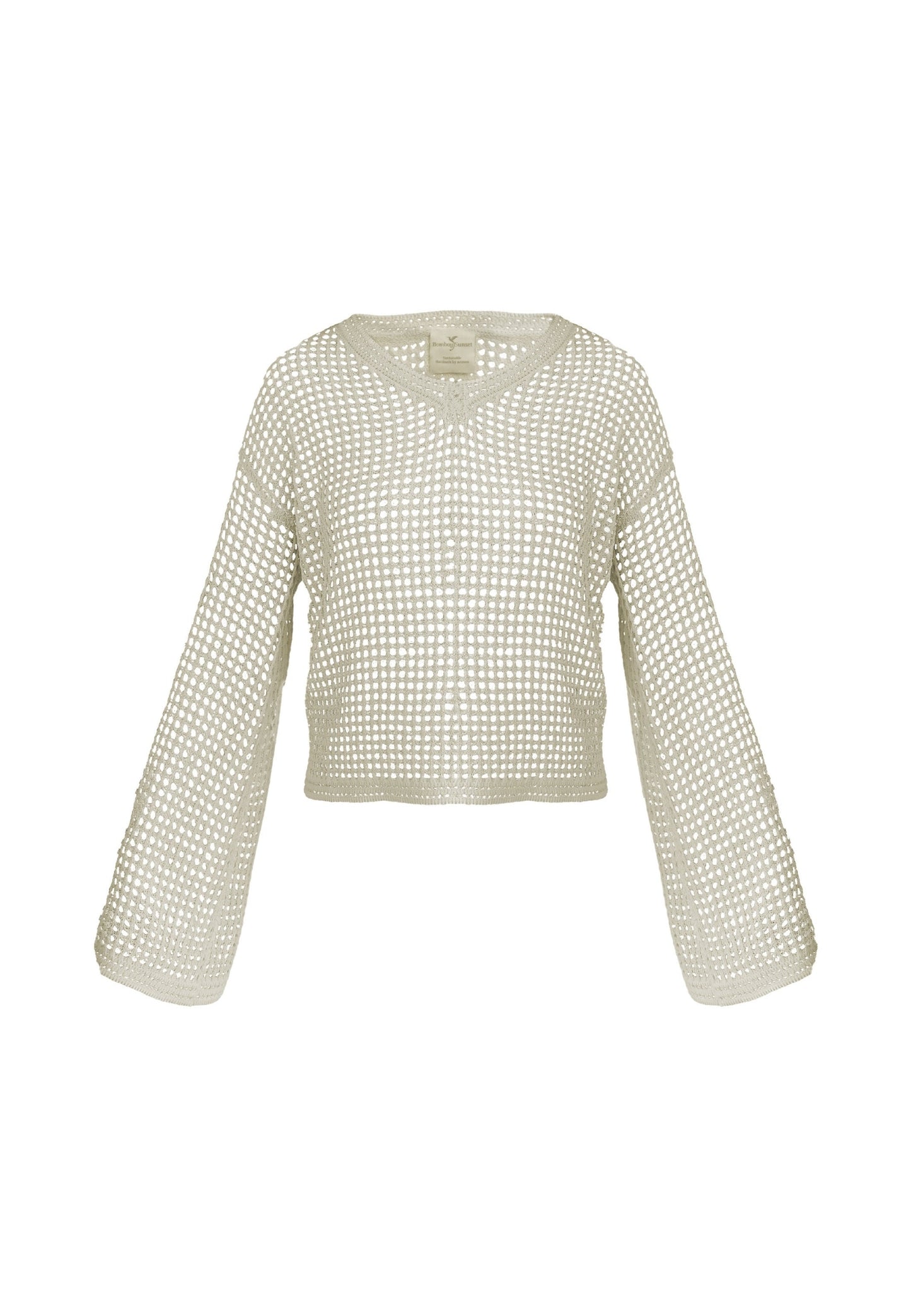 zimmi crochet off white top Bombay Sunset