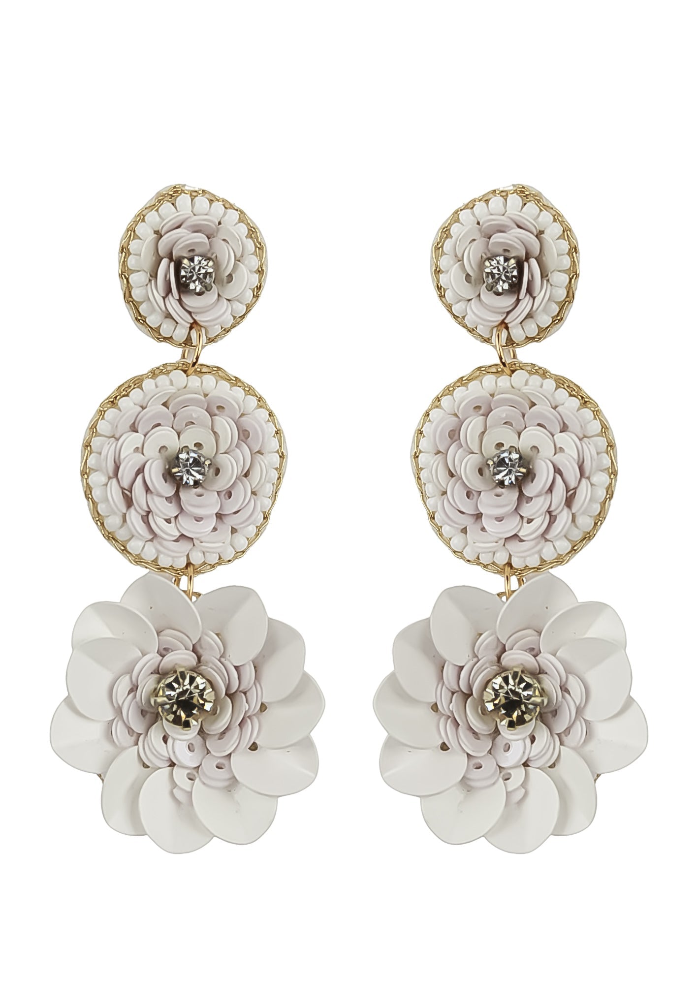 niquero earrings Bombay Sunset
