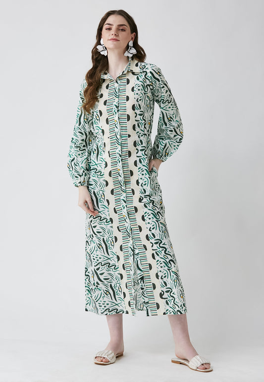 Kaia Eye Shirt Dress