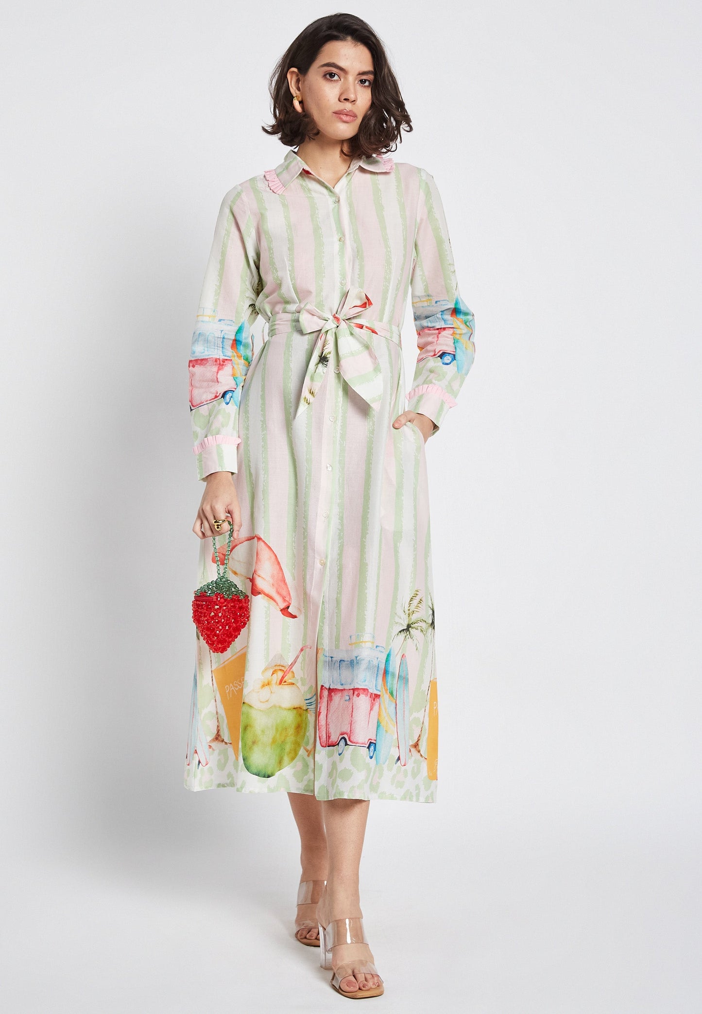 Lyra Trip Shirt Dress