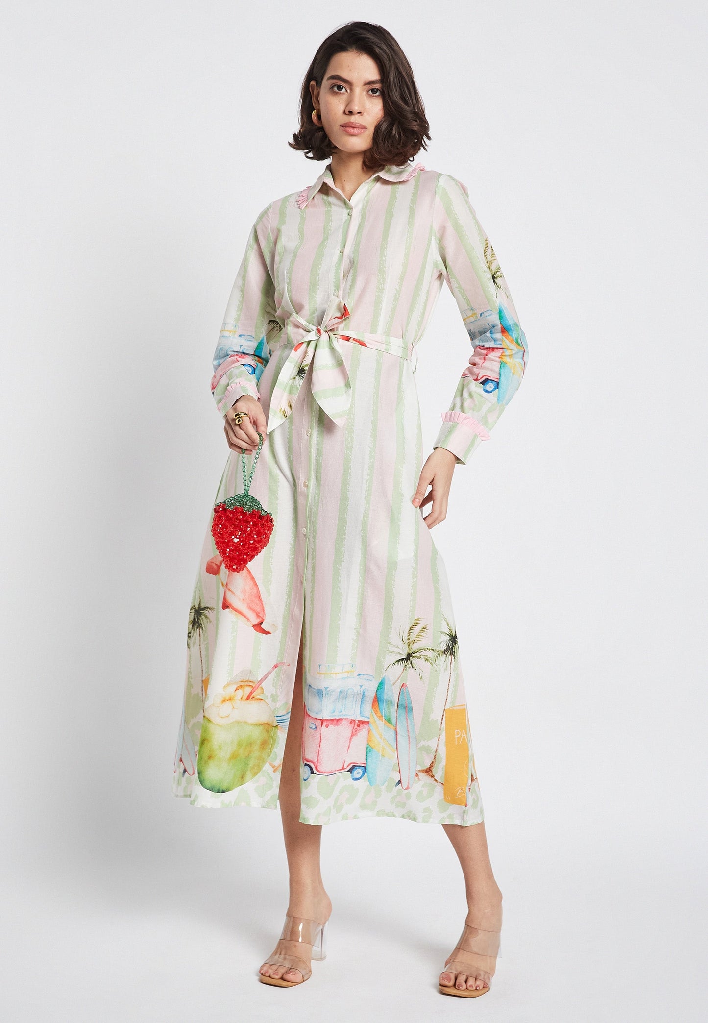 Lyra Trip Shirt Dress