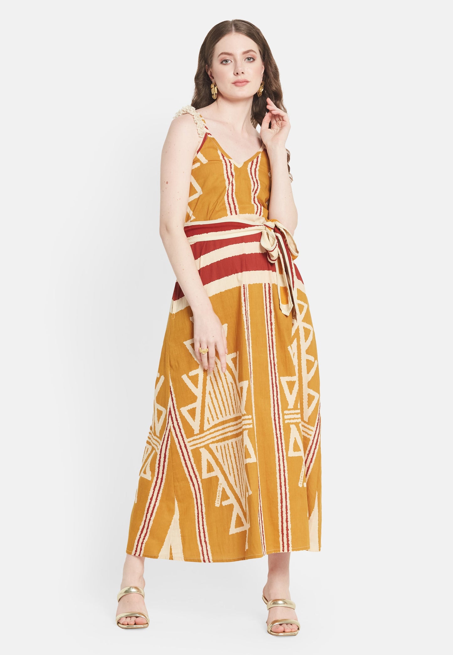 Vestido Serena Azafrán