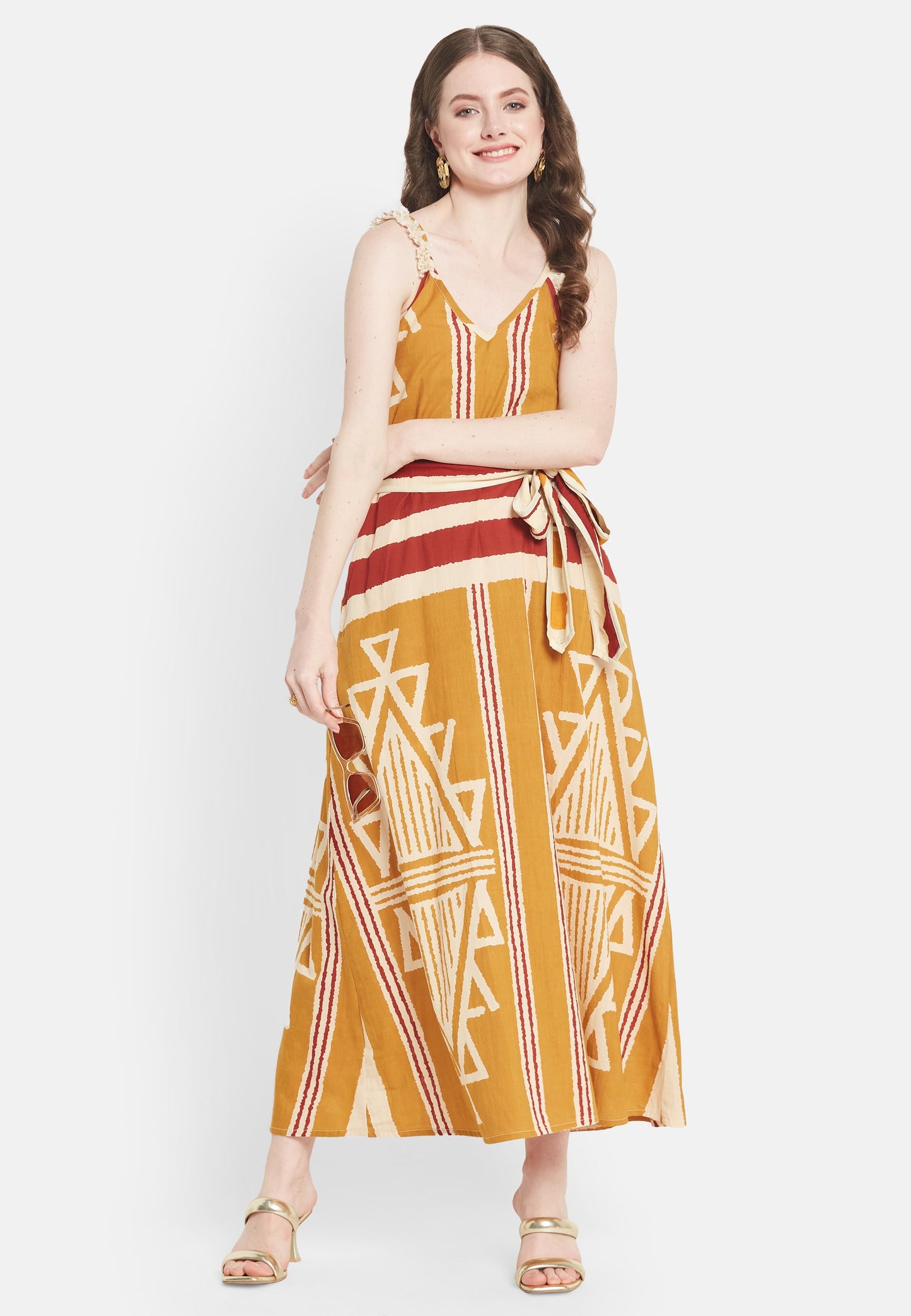 Vestido Serena Azafrán