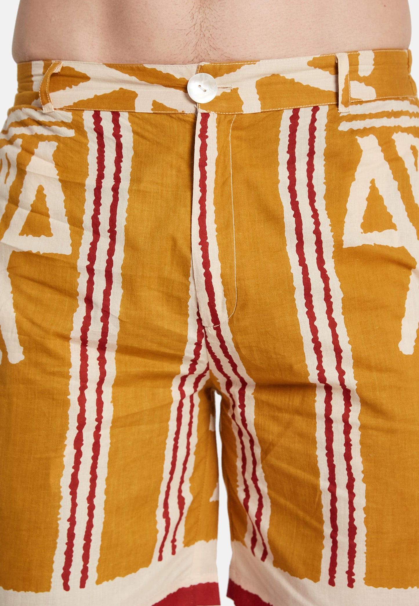 Pantalones cortos unisex Zeta Azafrán