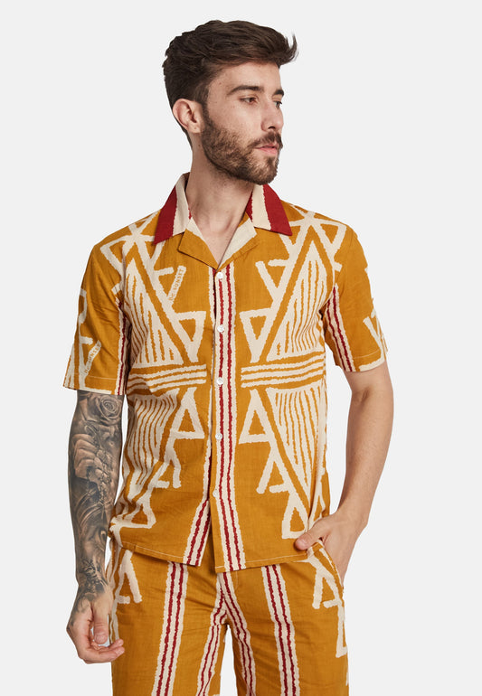 Camisa Tela Azafrán Unisex
