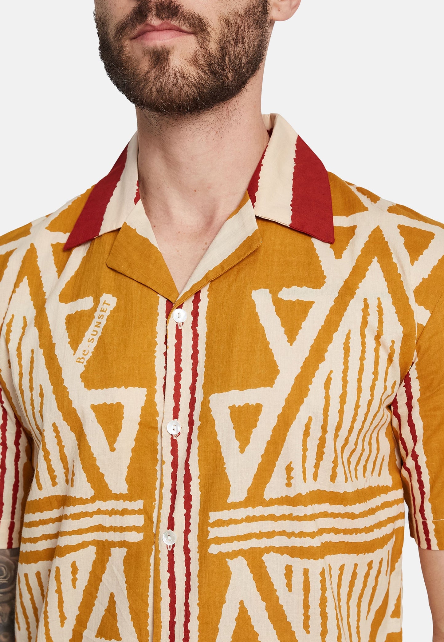 Camicia unisex Tela Zafferano