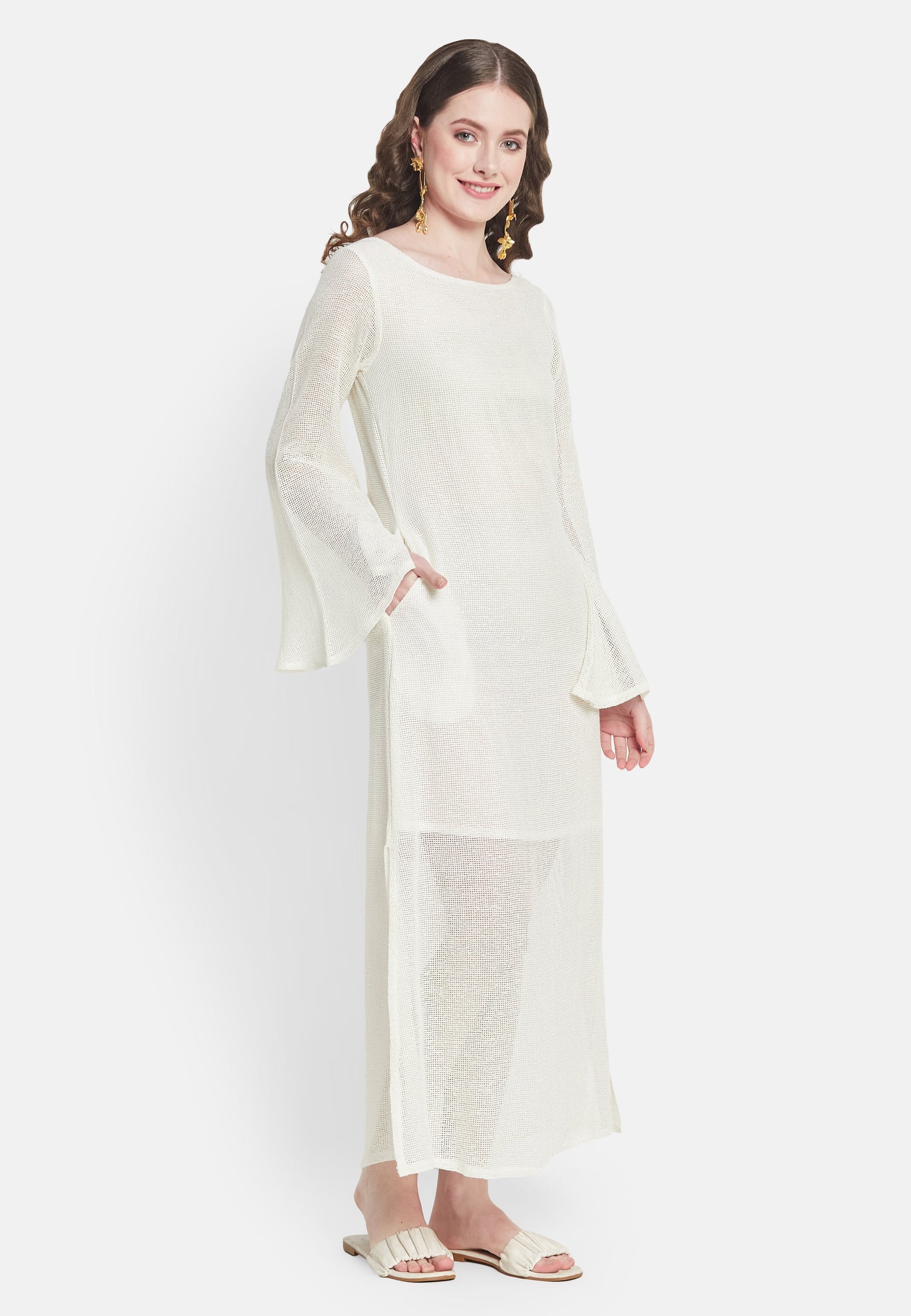 Abito bianco Cassia