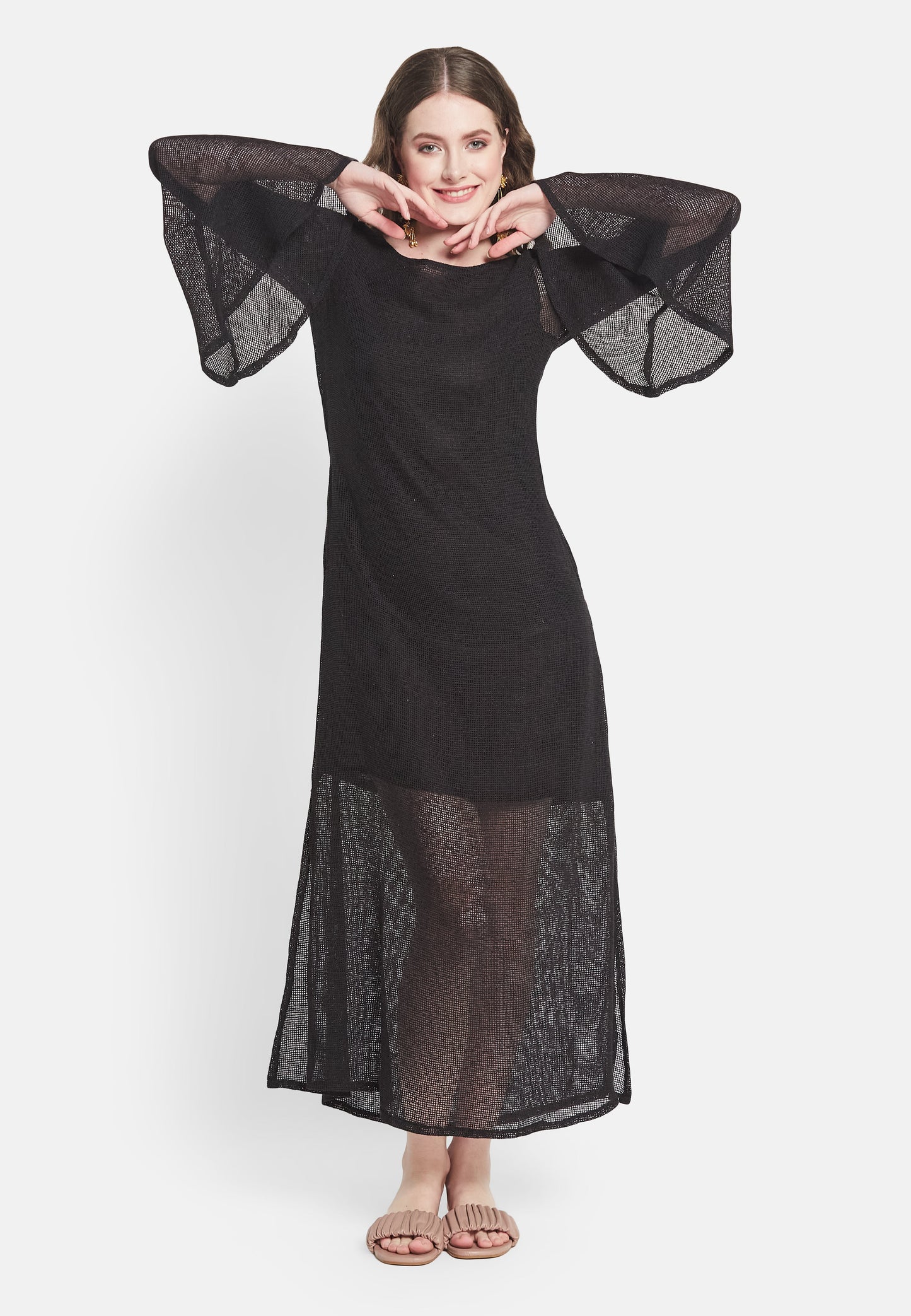 Vestido negro Cassia