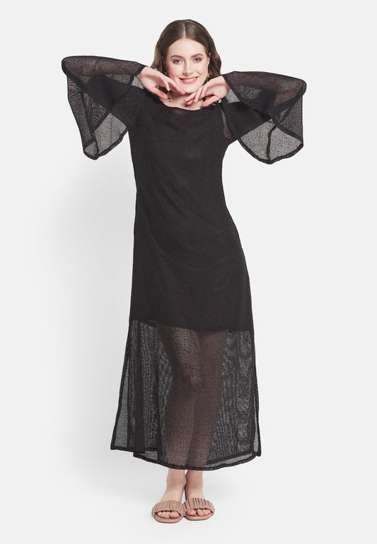 Vestido negro Cassia