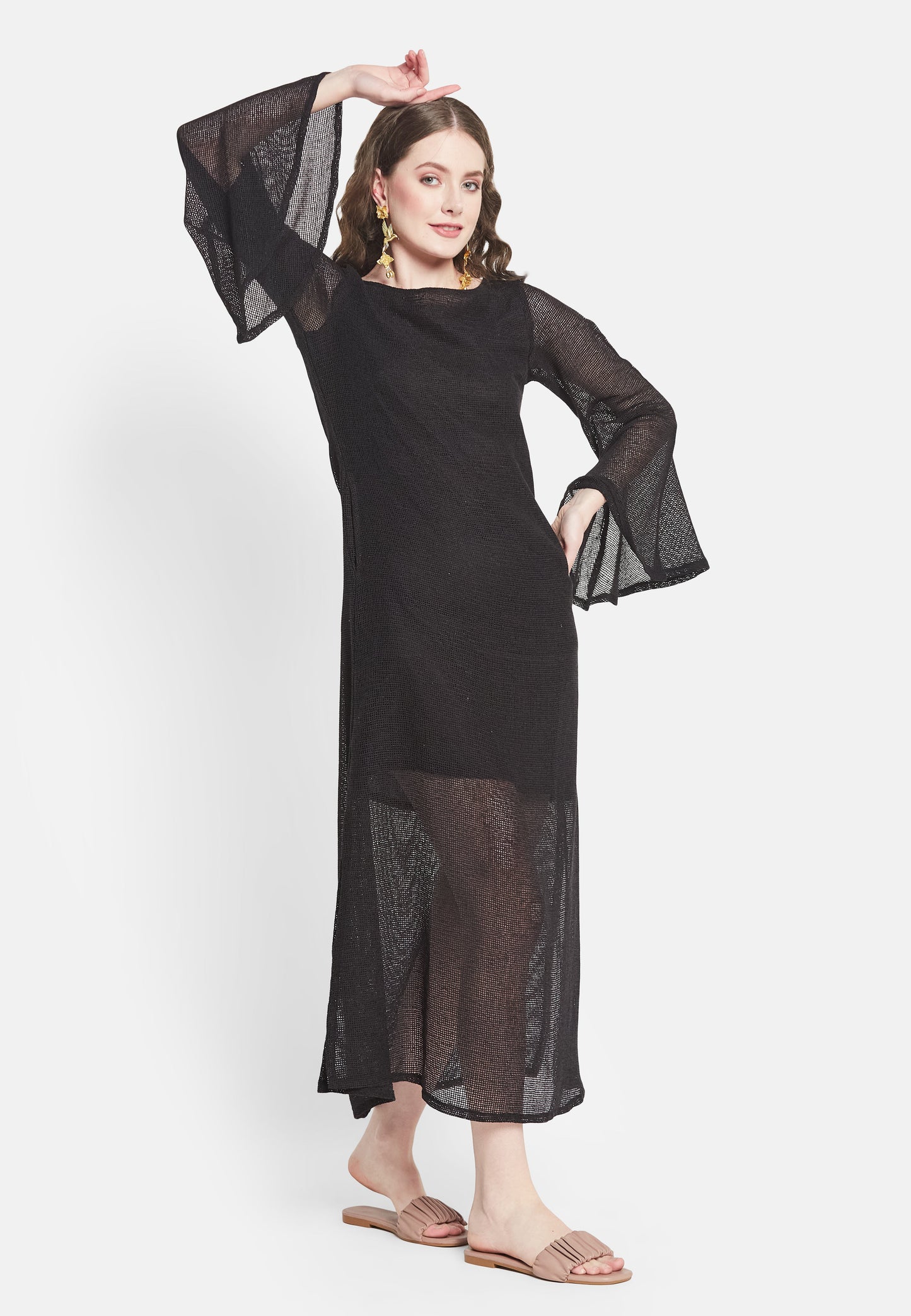 Vestido negro Cassia