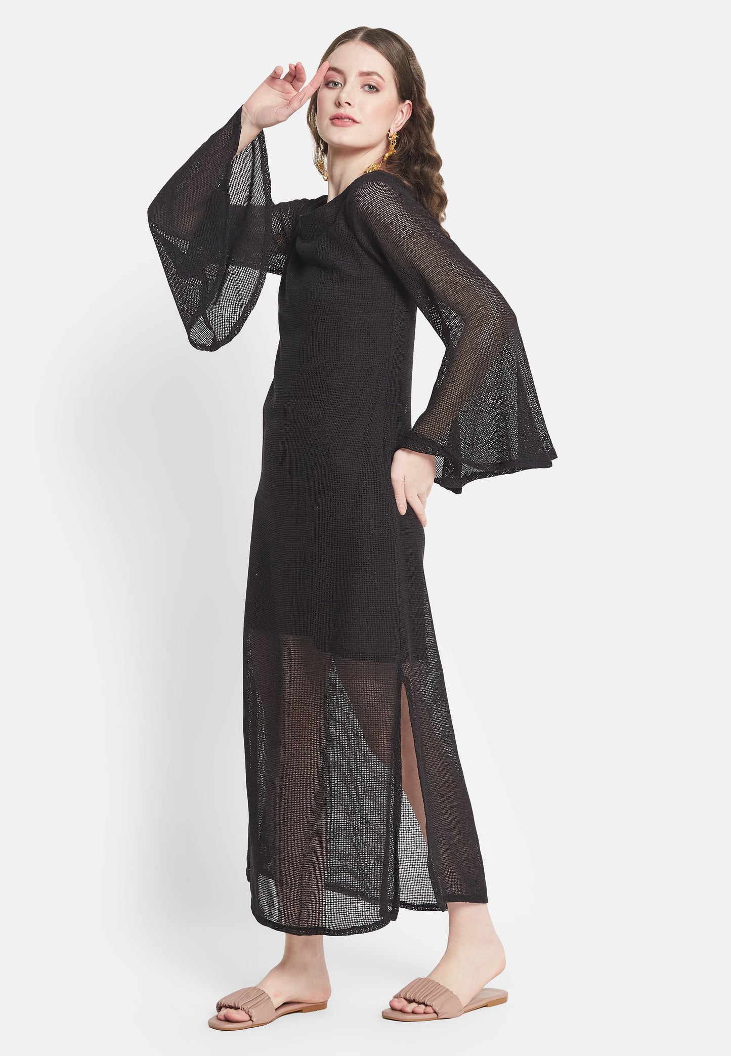 Vestido negro Cassia