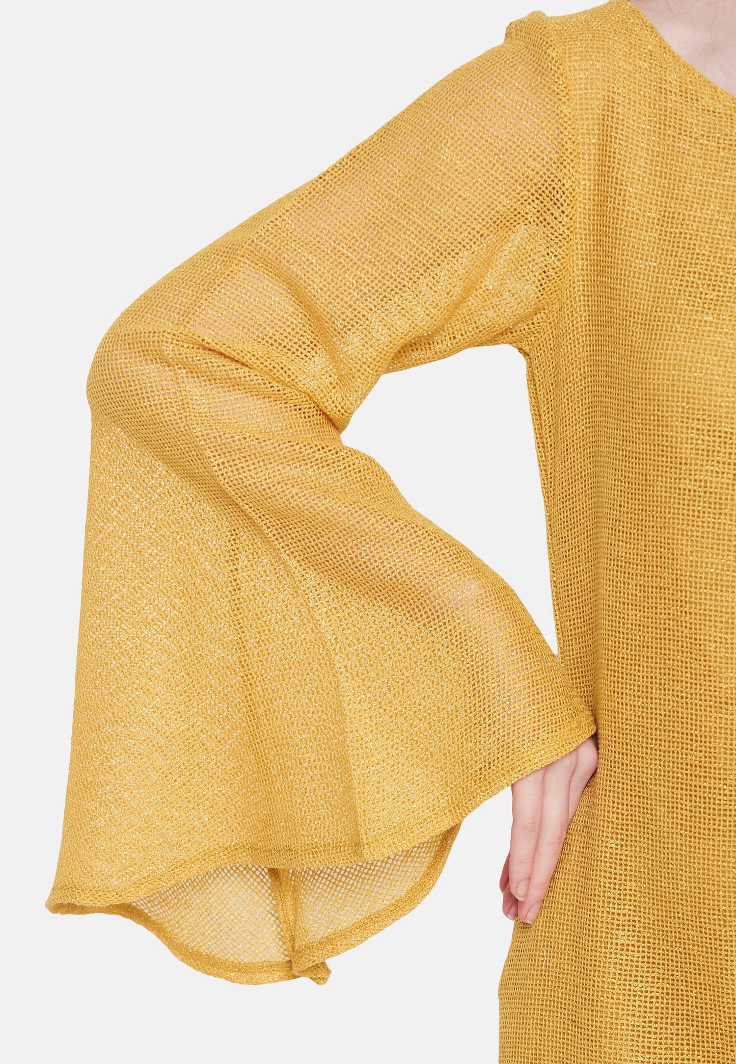 Vestido Cassia Mostaza