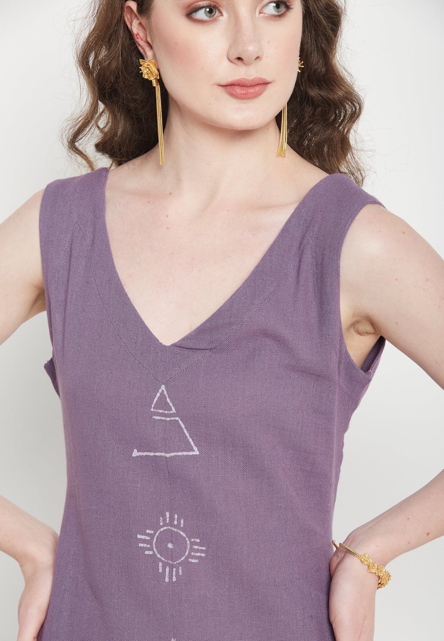 Vestido Iliana Lavanda