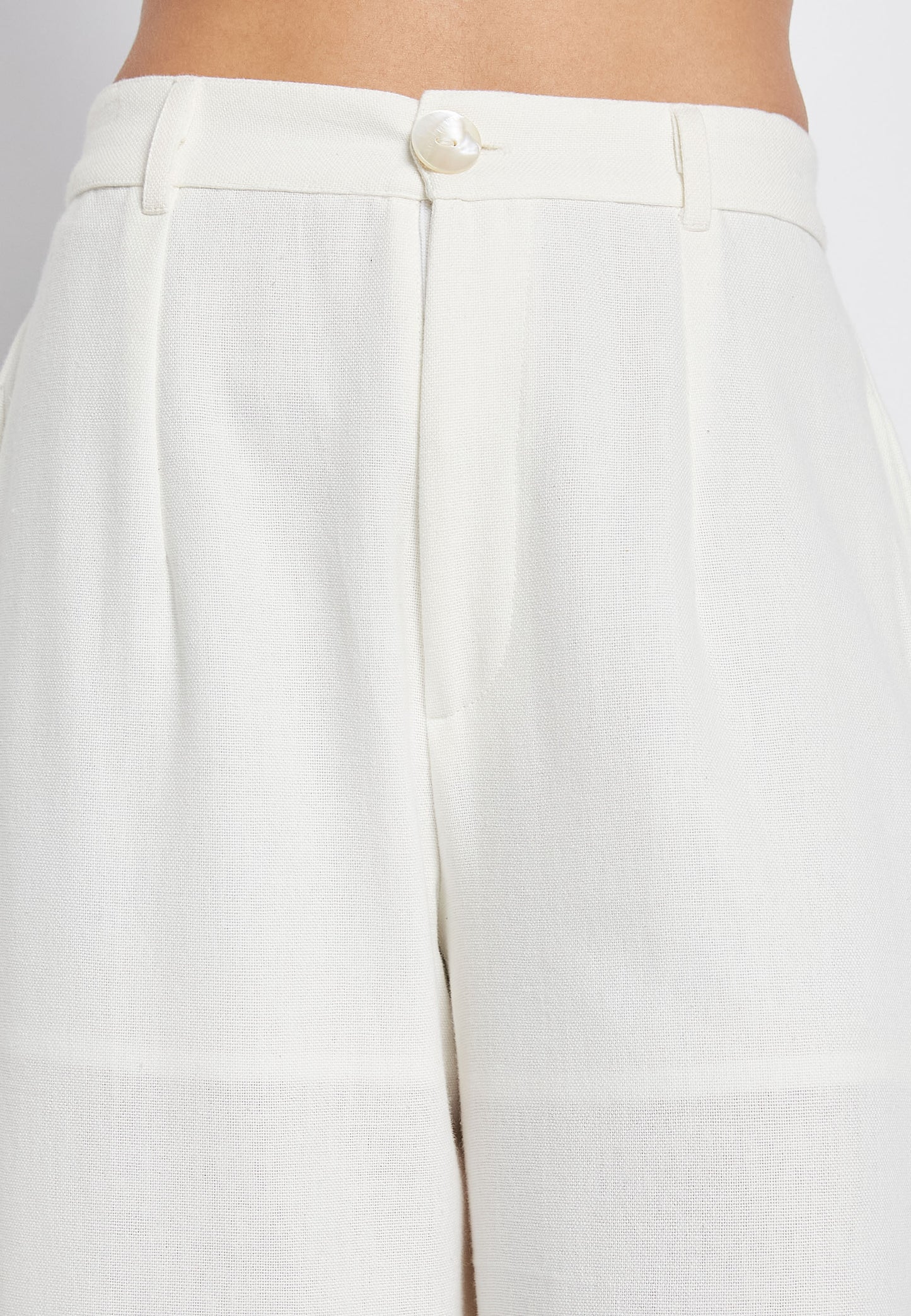 Citrus White Trousers