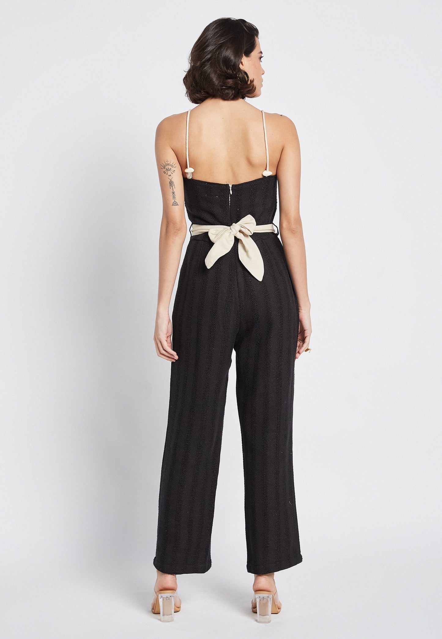 Soleil Mai Black Jumpsuit