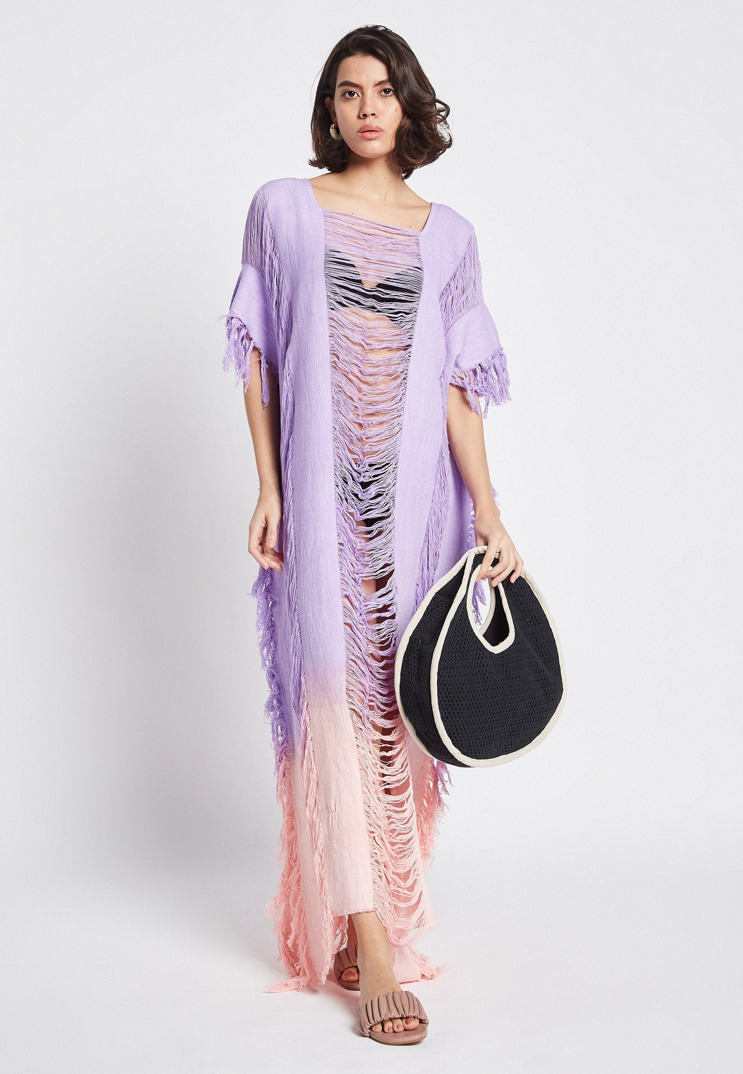 Sunlit Violet Poncho