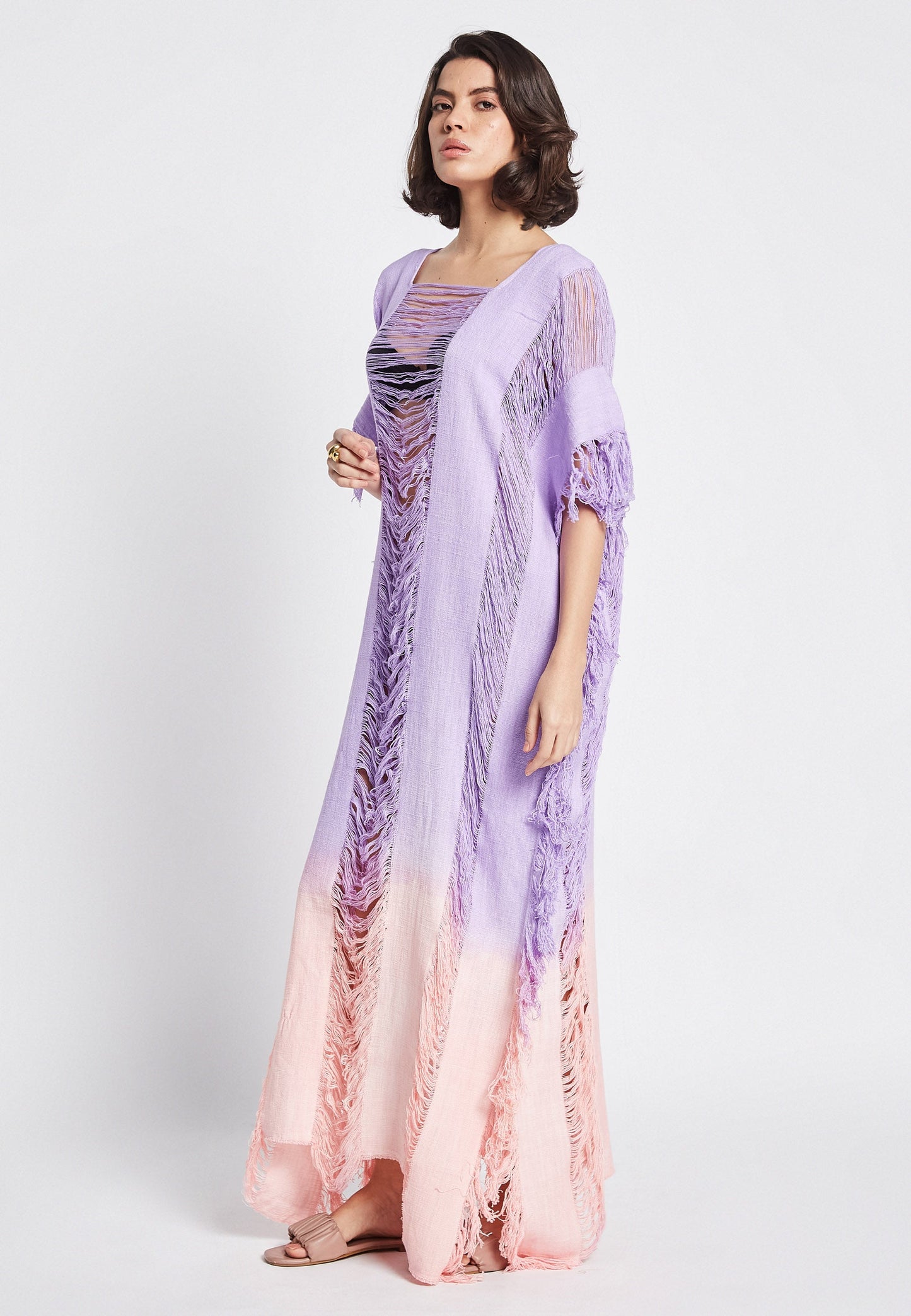 Sunlit Violet Poncho