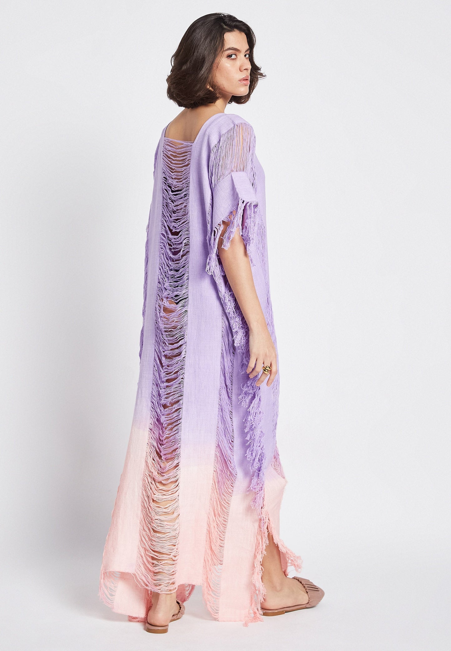 Sunlit Violet Poncho