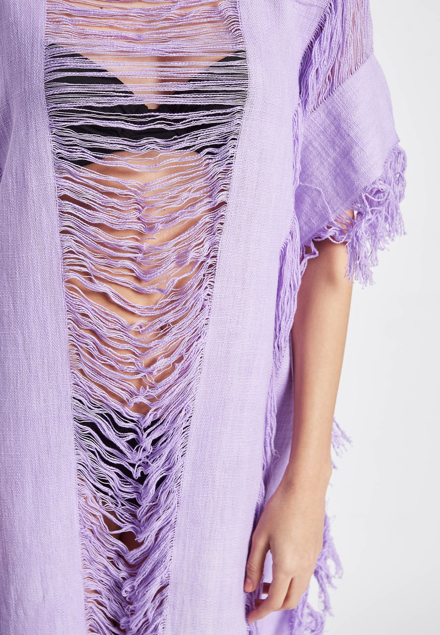 Sunlit Violet Poncho