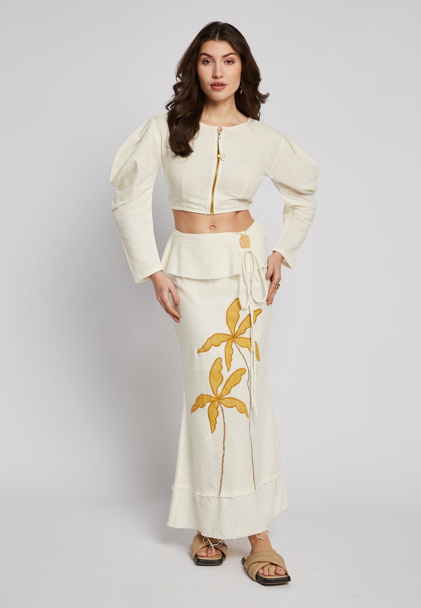 Gonna bianca da surf