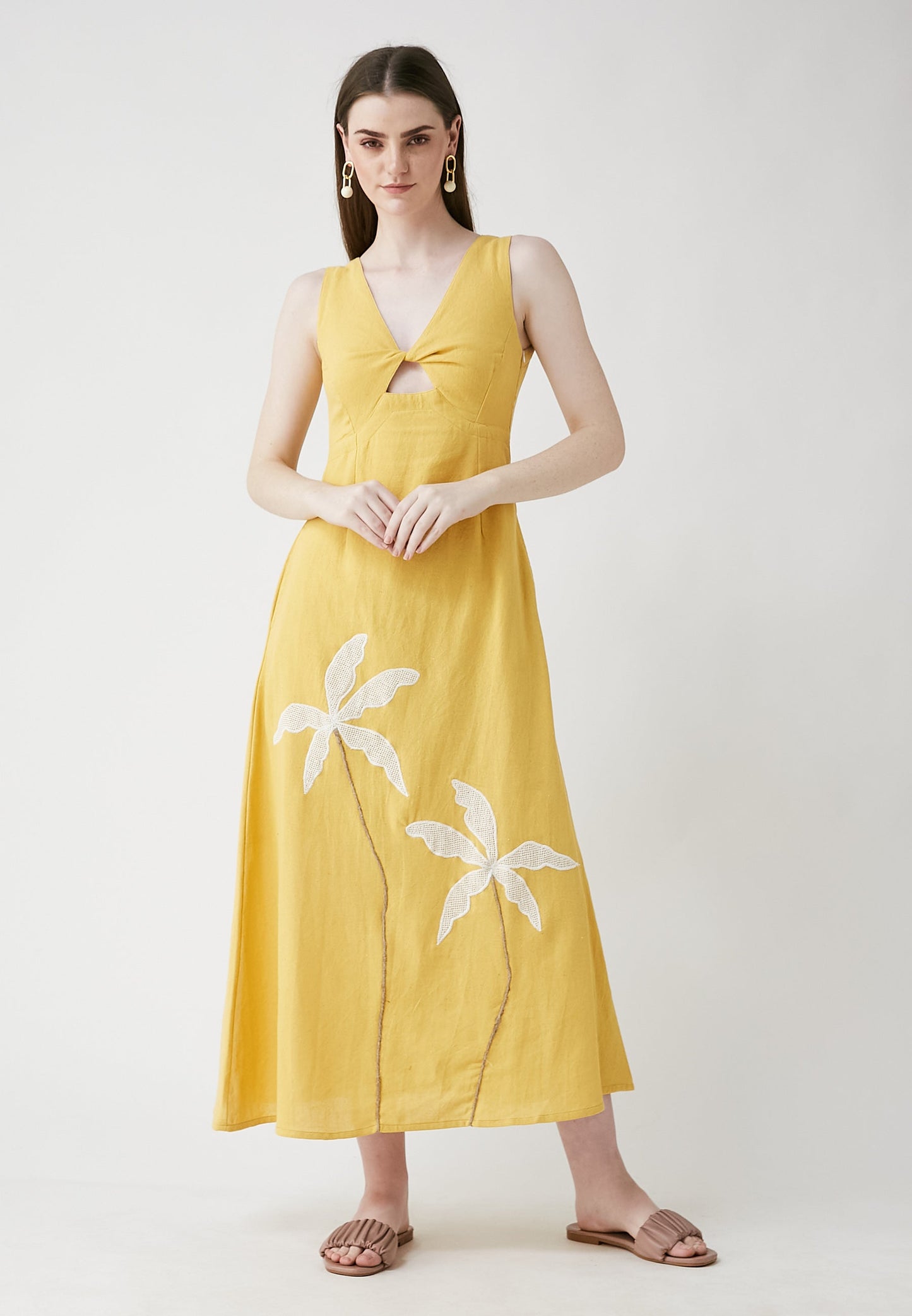 Covin Mango Long Dress