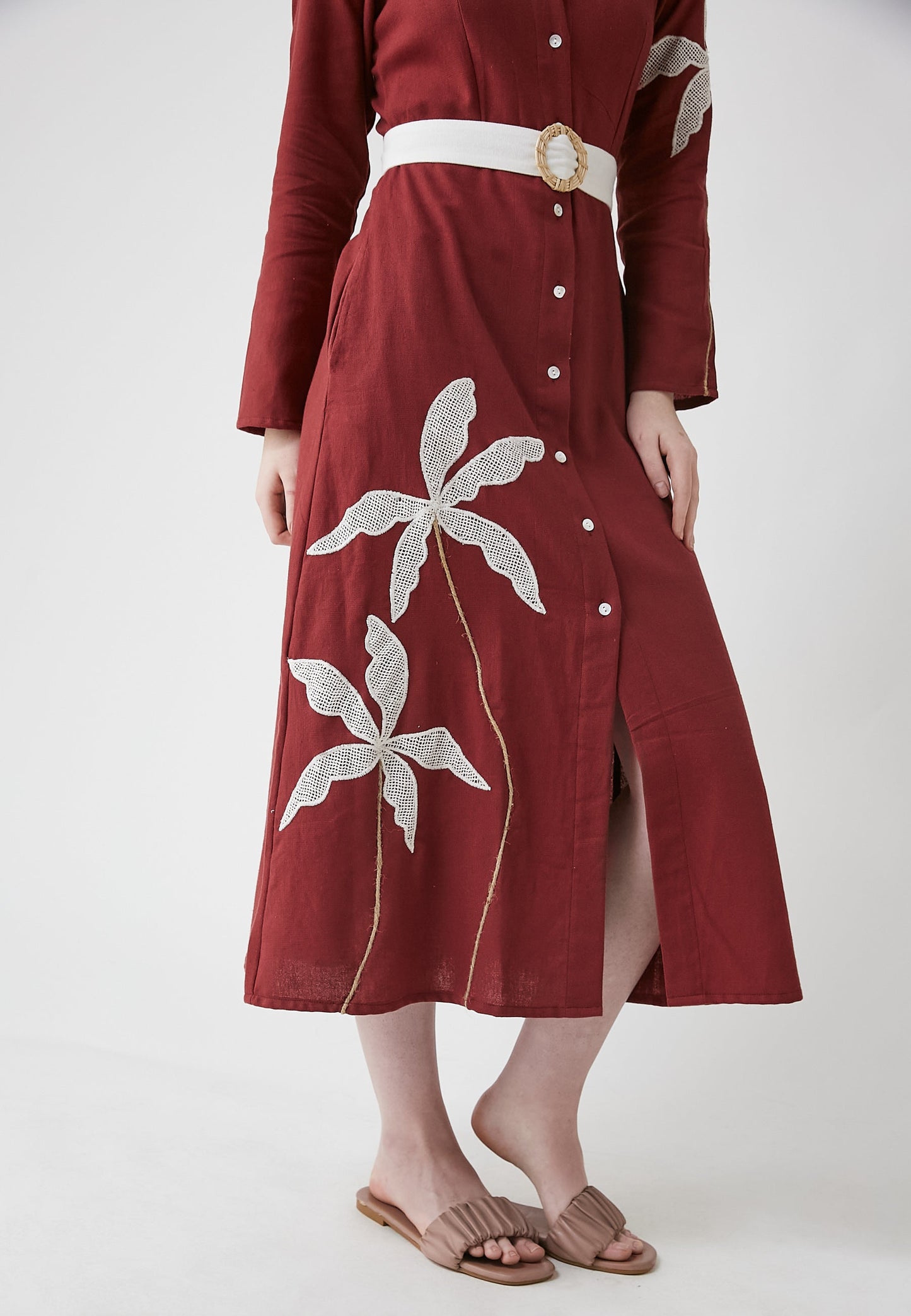 Meadow Cherry Shirt Dress