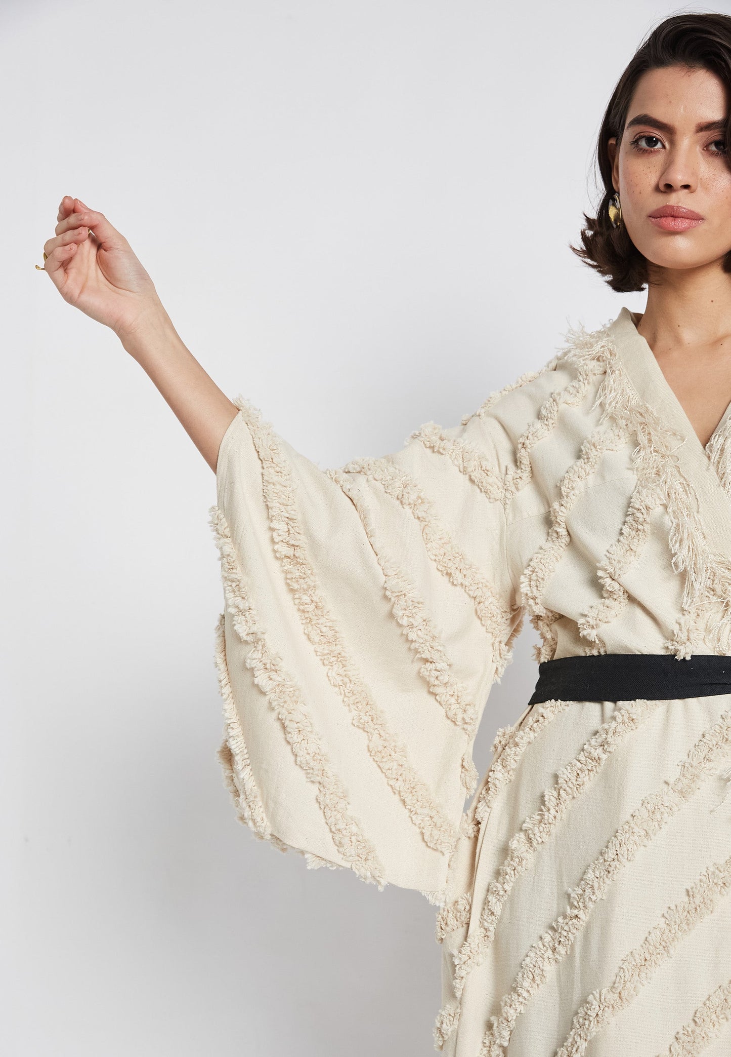 Fern Beige Kimono