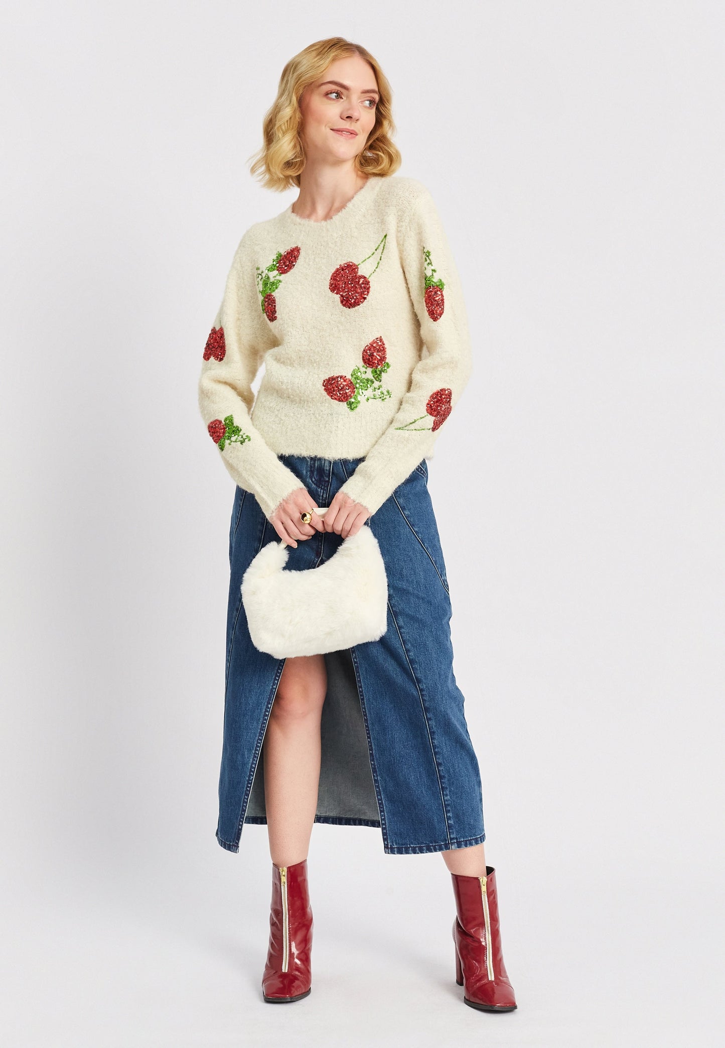 Maglione beige Ursula