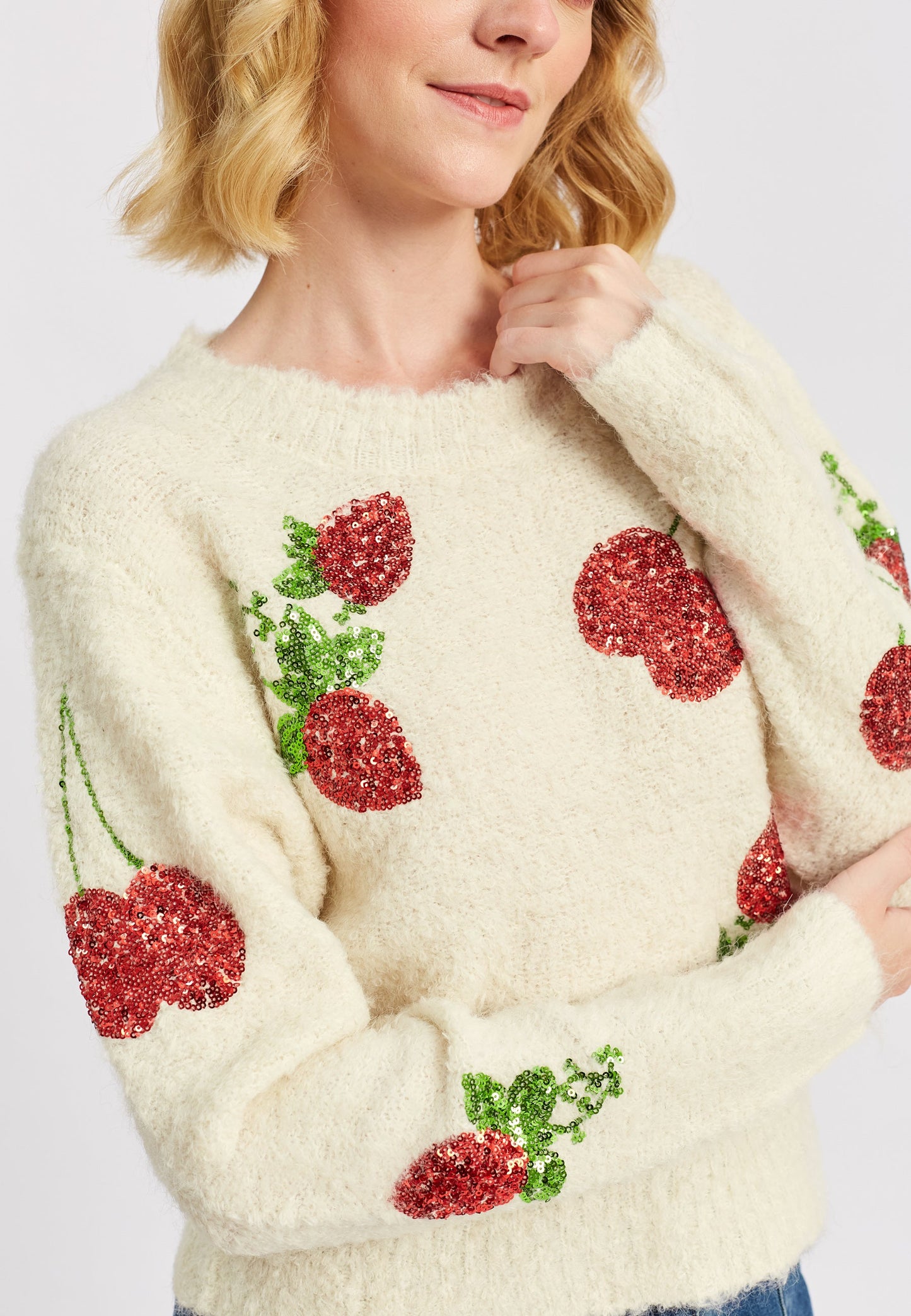 Maglione beige Ursula