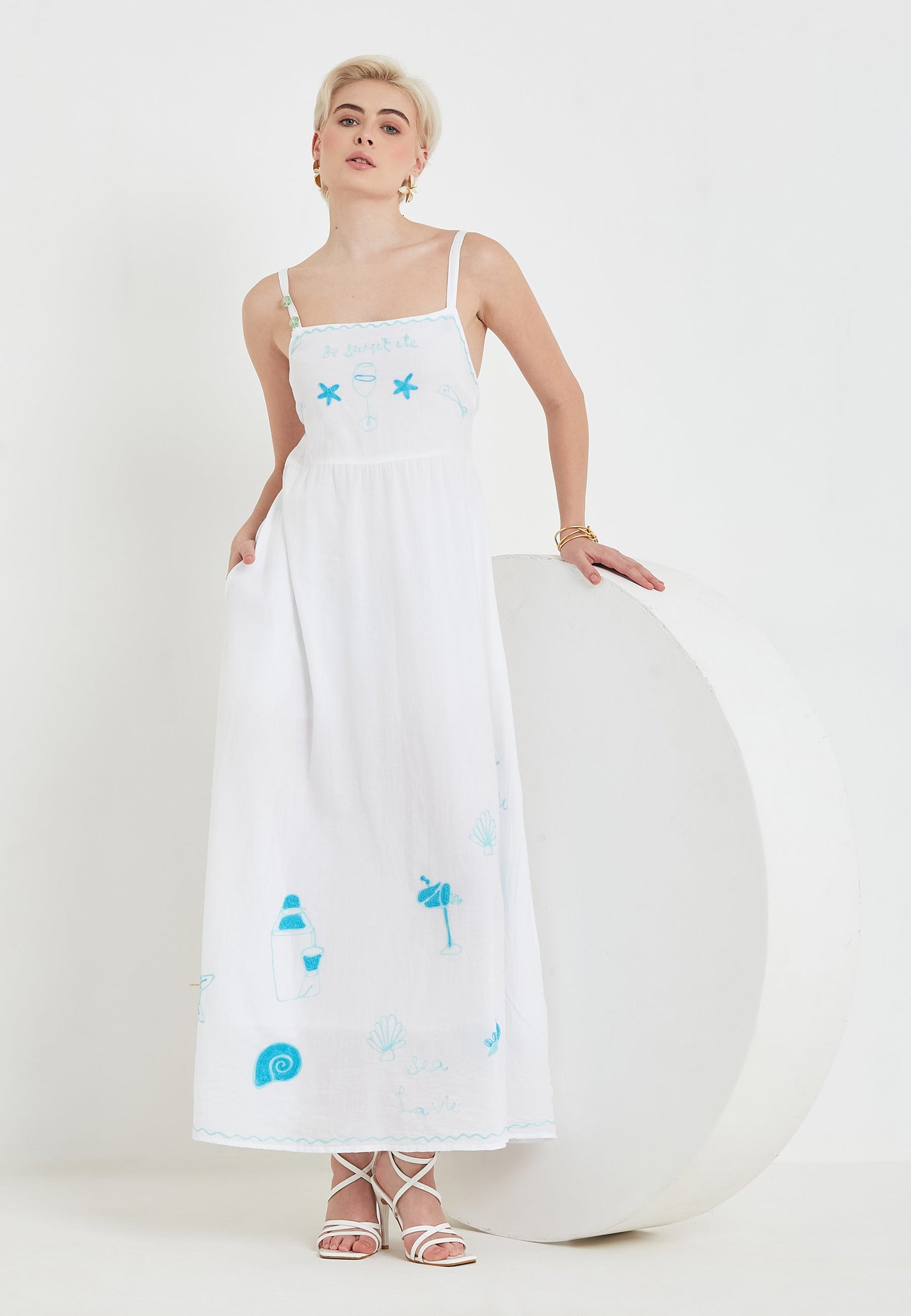 Vita White Vestido