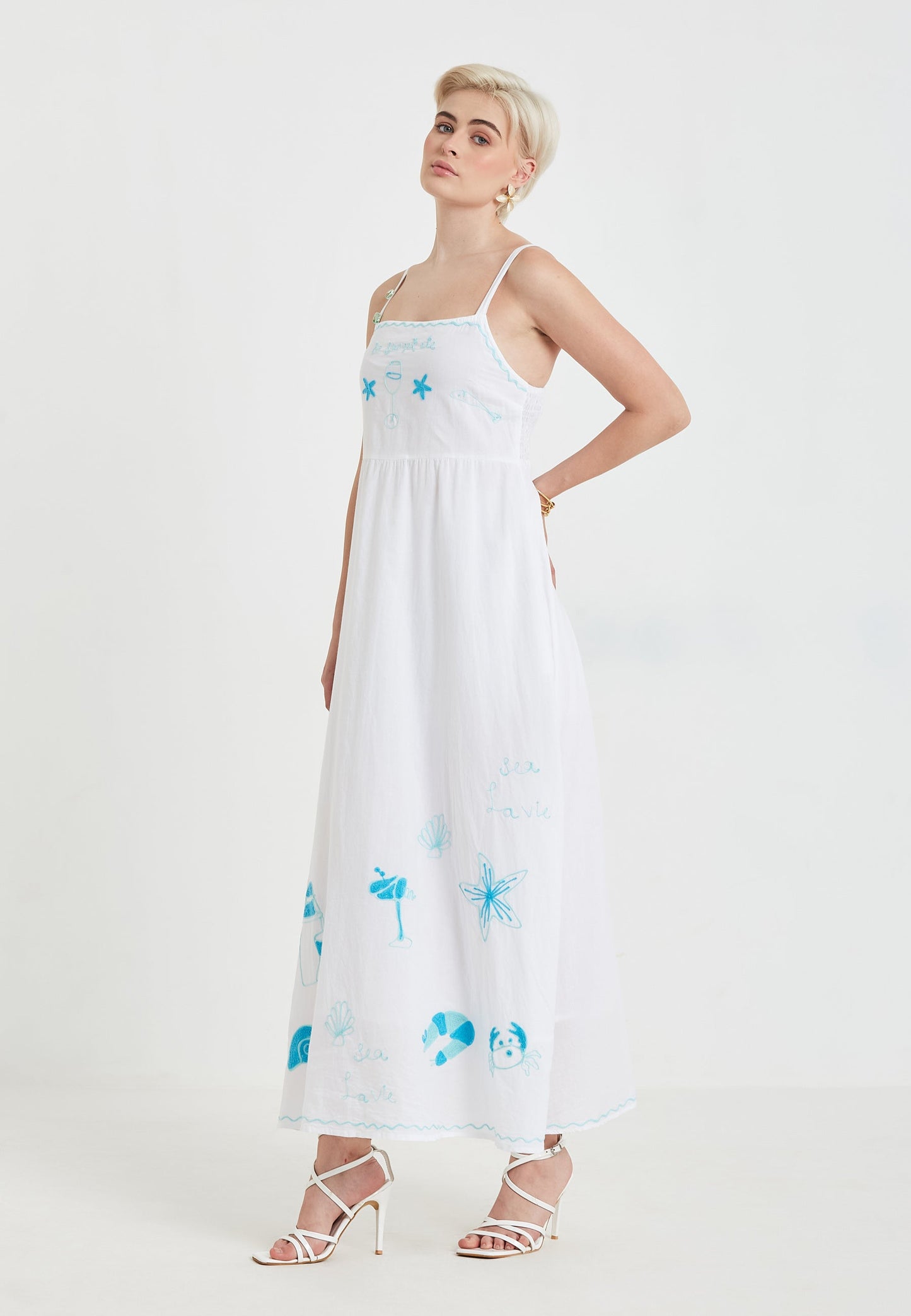 Vita White Vestido