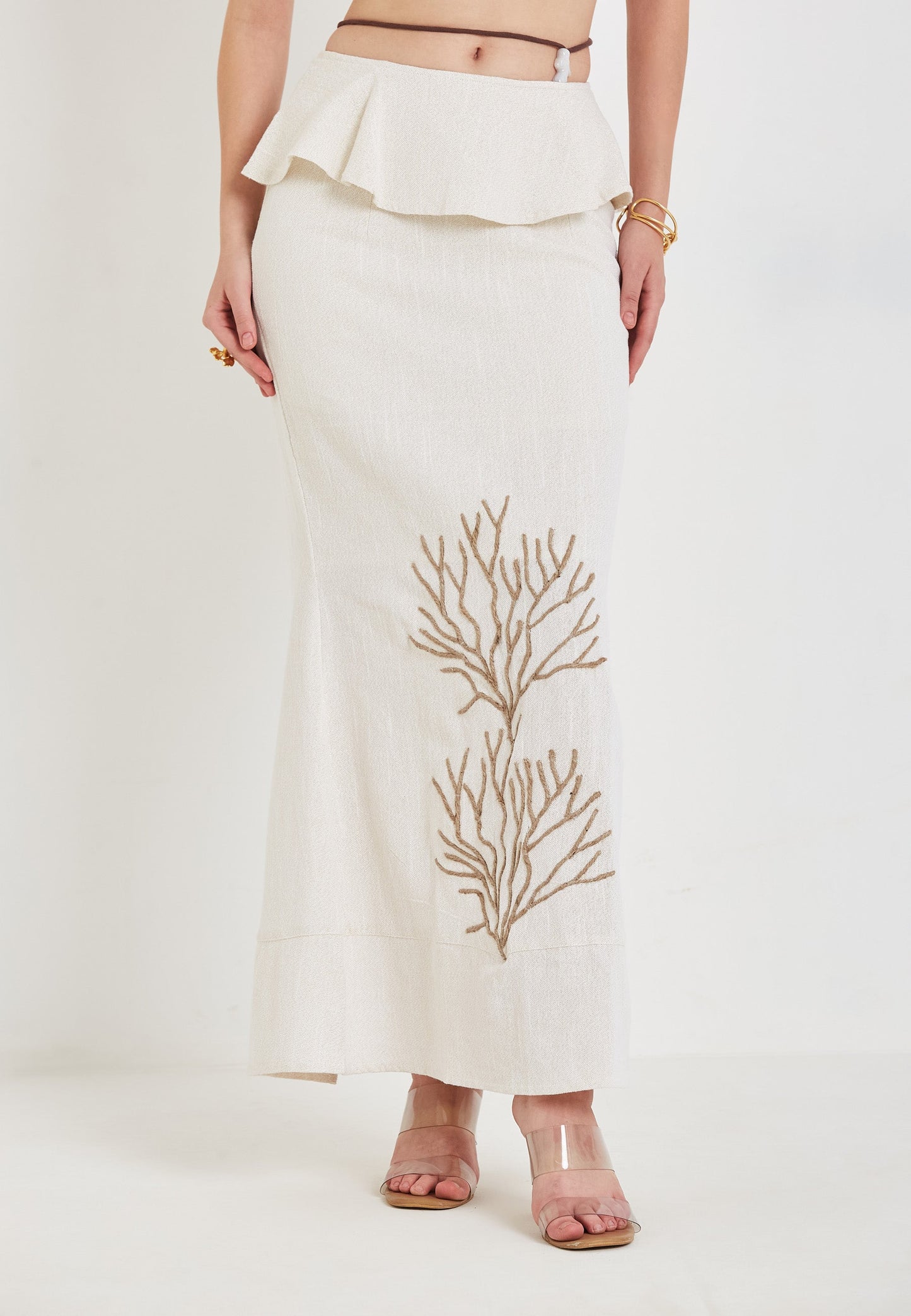 Falda Riviera blanca