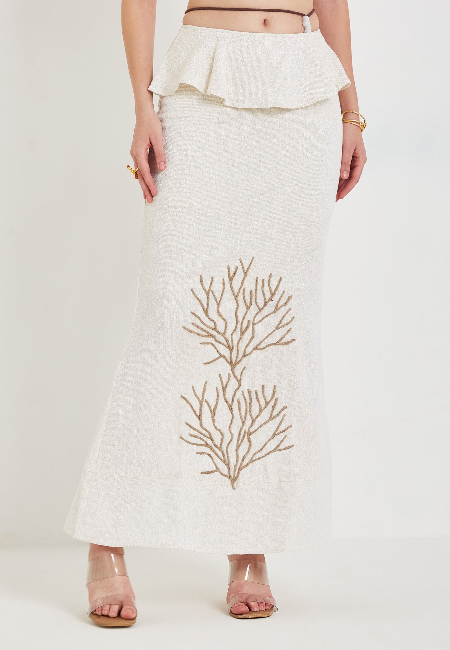 Falda Riviera blanca