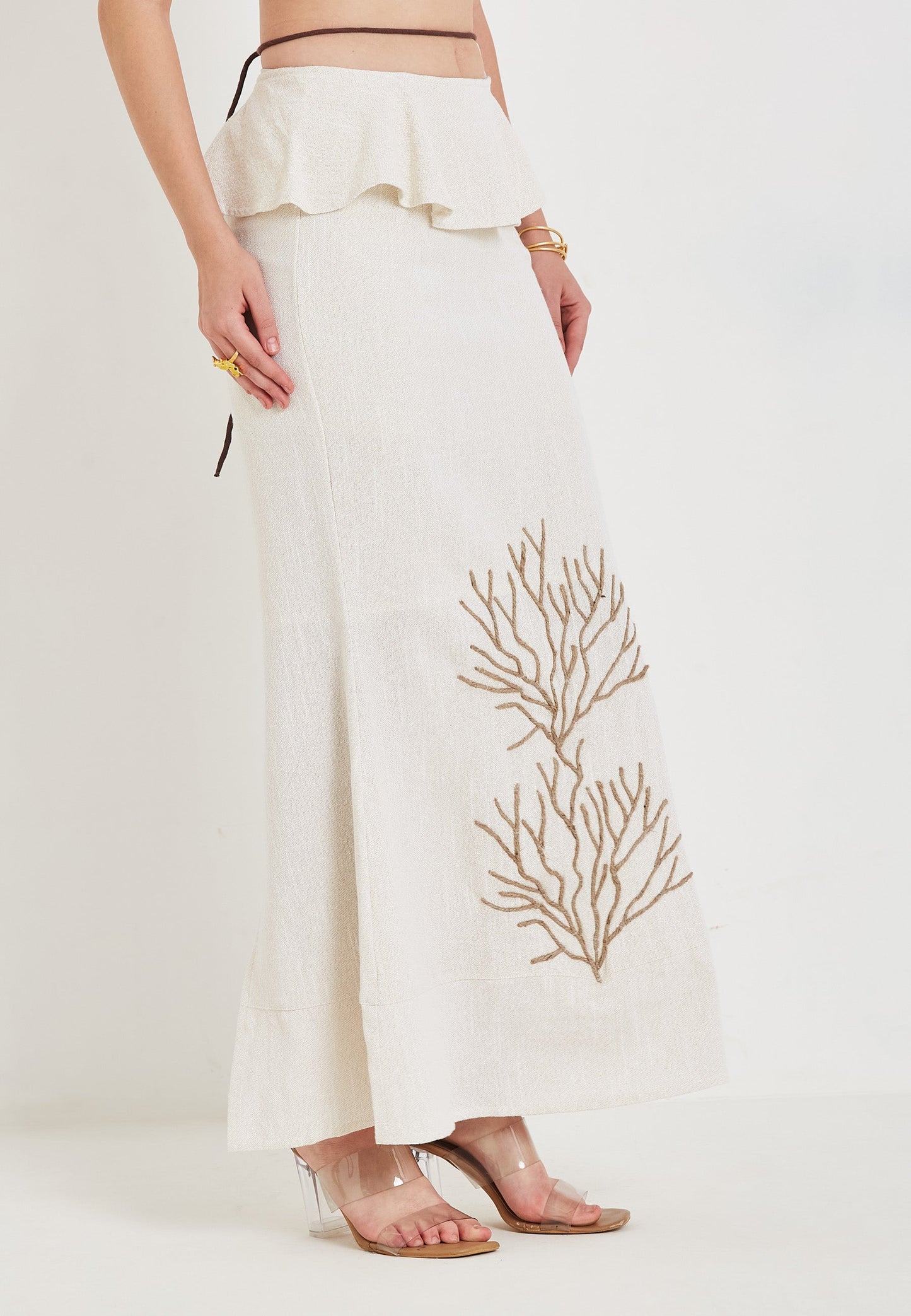 Falda Riviera blanca