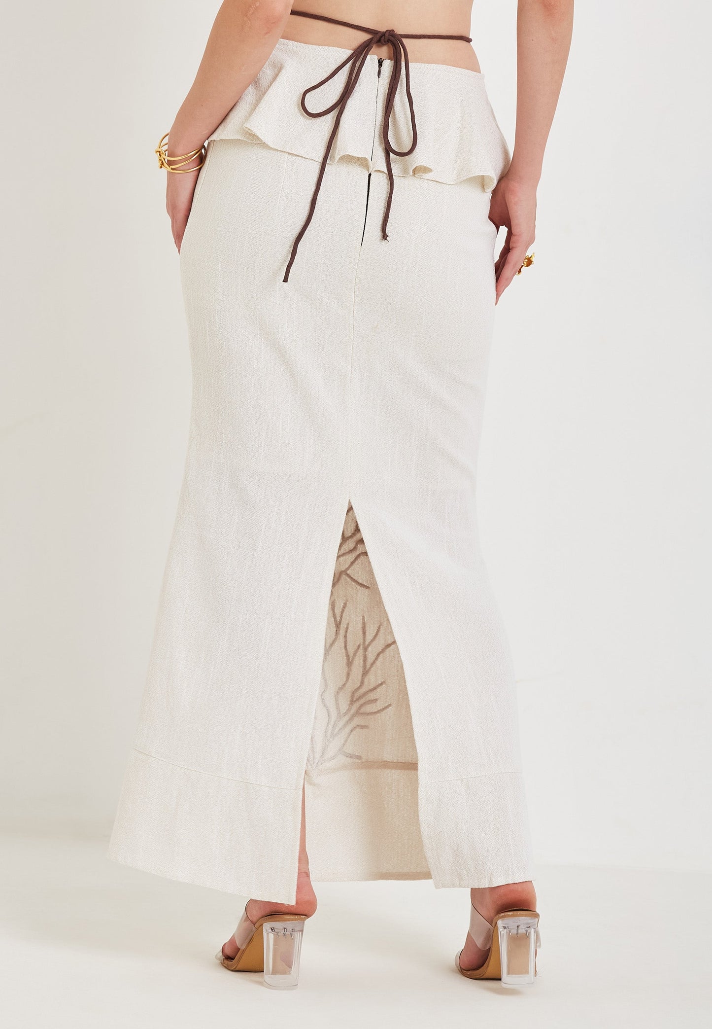 Falda Riviera blanca