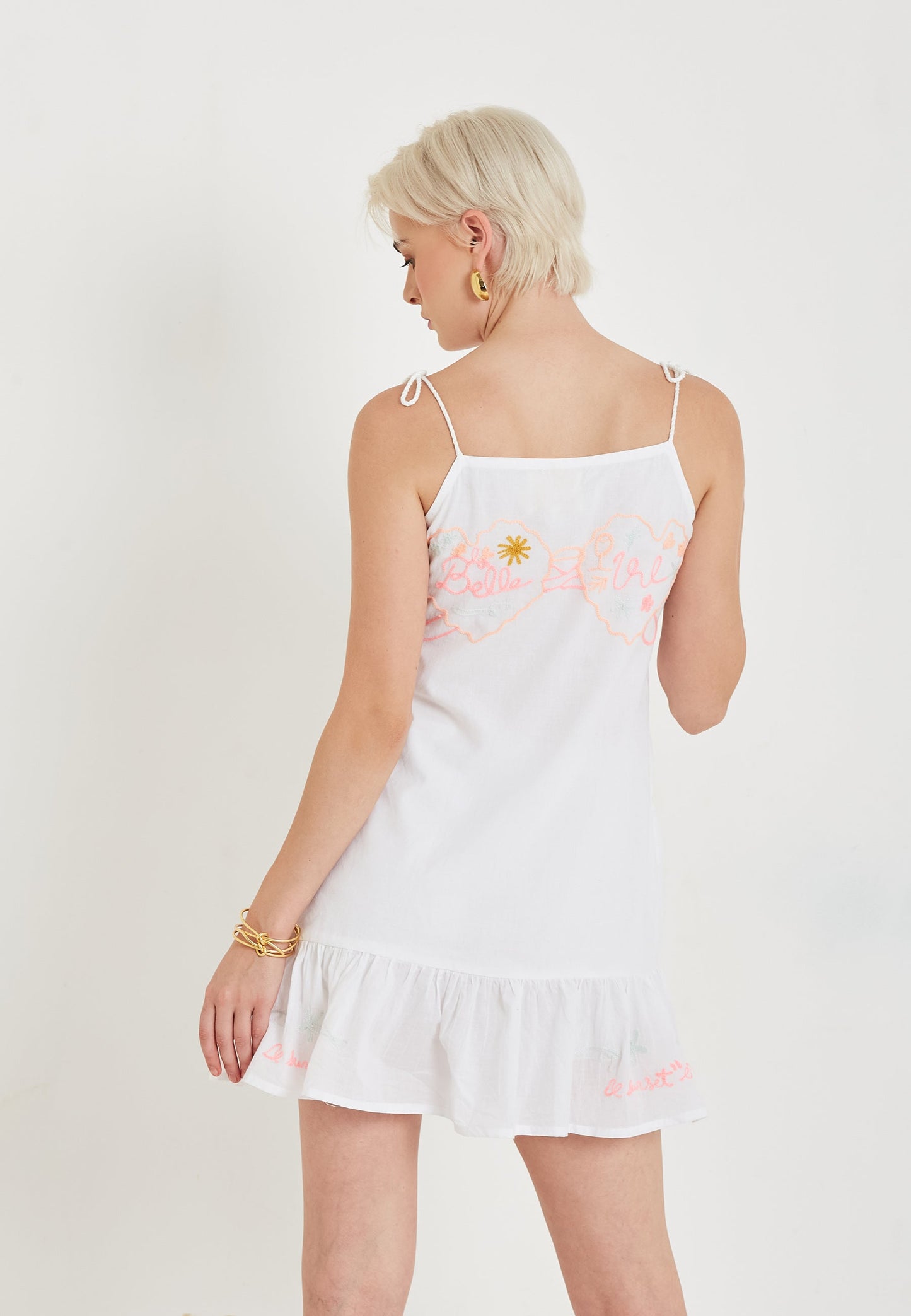 Vestido Mareblu blanco