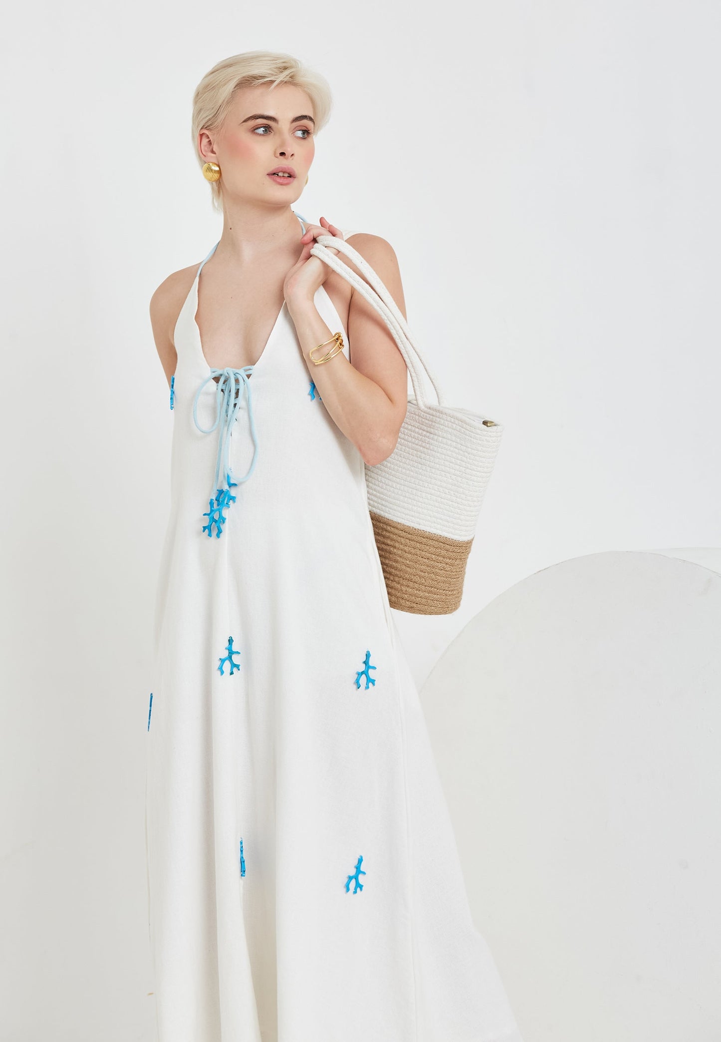 Vestido Blanco Marea