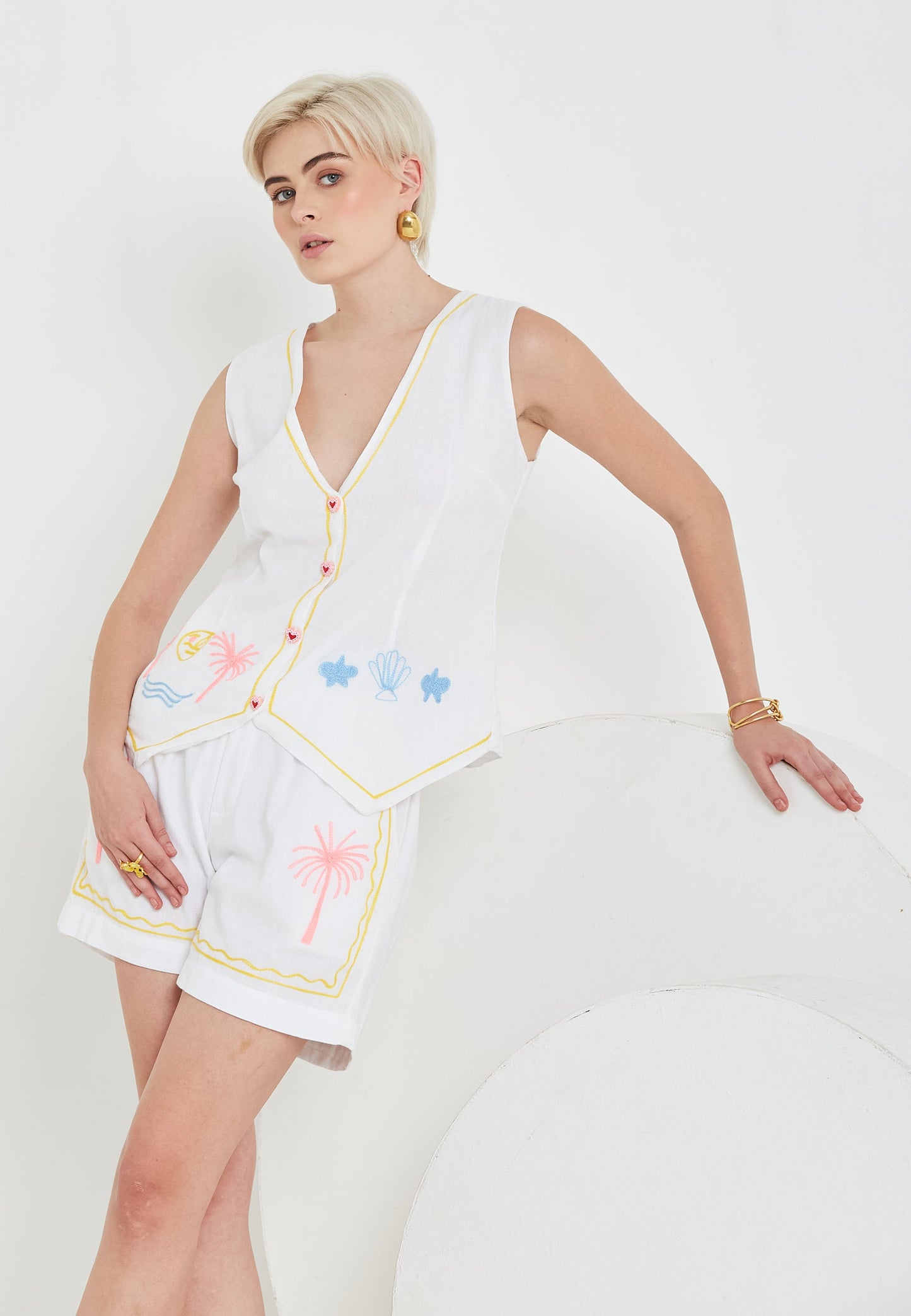 Chaleco blanco Fiamma